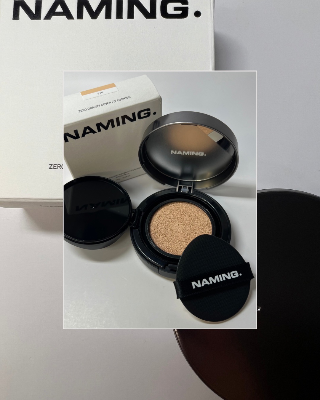 ネーミング ゼログラビティ カバーフィットクッション/NAMING./クッションファンデーションを使ったクチコミ（2枚目）