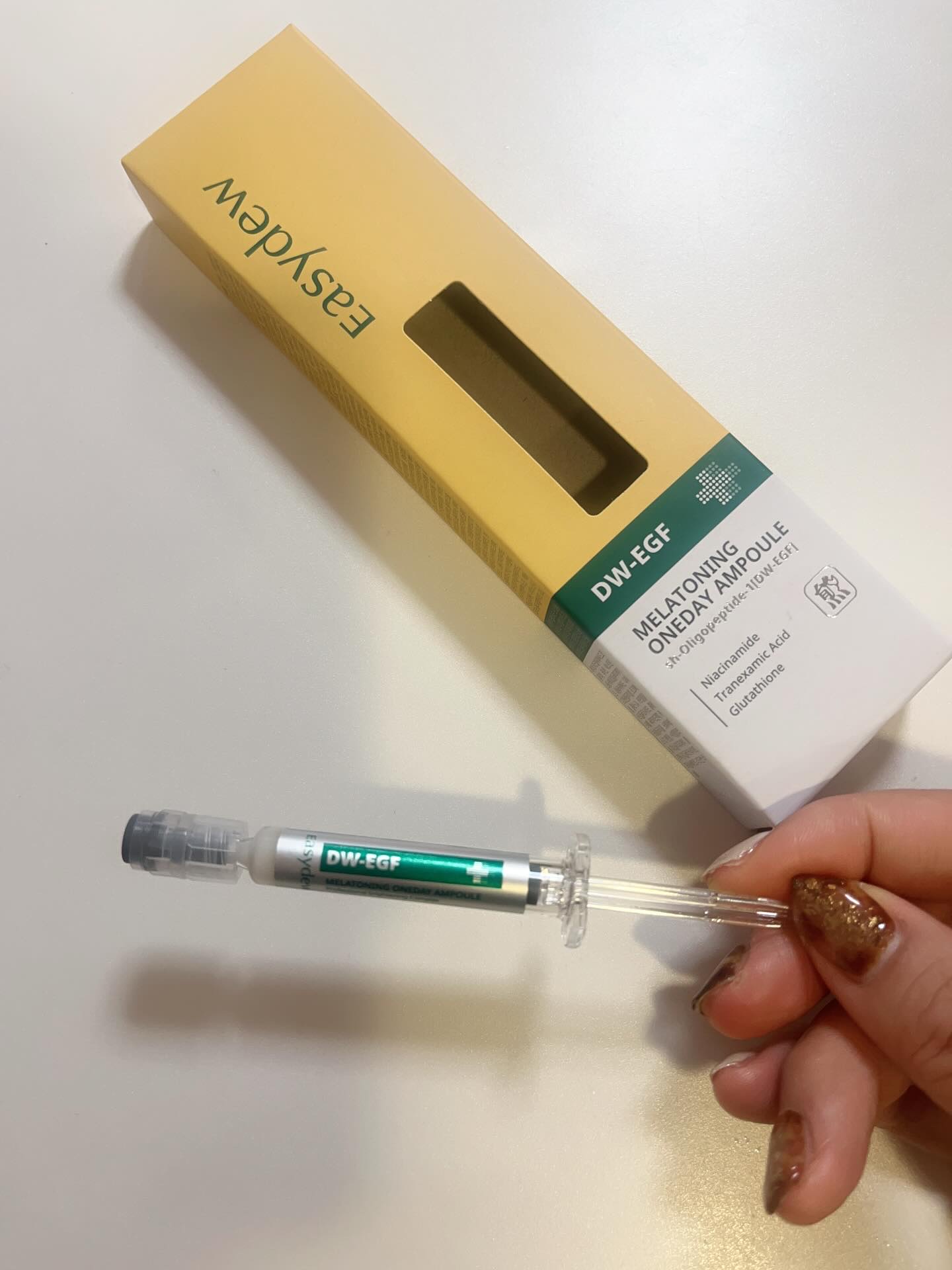 メラトーニングアンプル/Easydew/美容液を使ったクチコミ（2枚目）