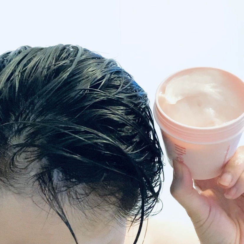 リペアターンジェラートヘアパック バウンシーベリー/リリーイブ/洗い流すヘアトリートメントを使ったクチコミ（3枚目）