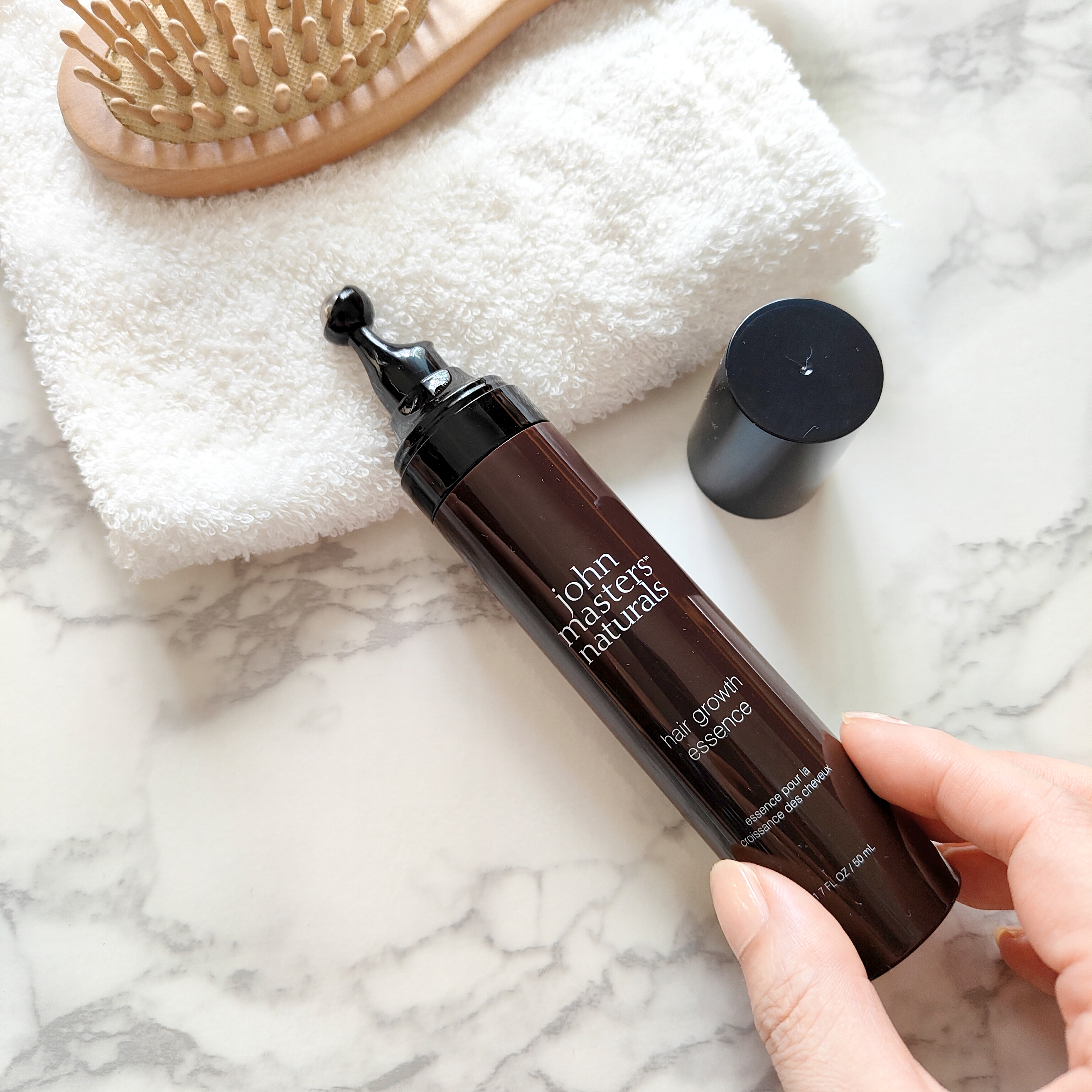 薬用 ヘアグロースエッセンス/john masters organics/頭皮ローションを使ったクチコミ（1枚目）