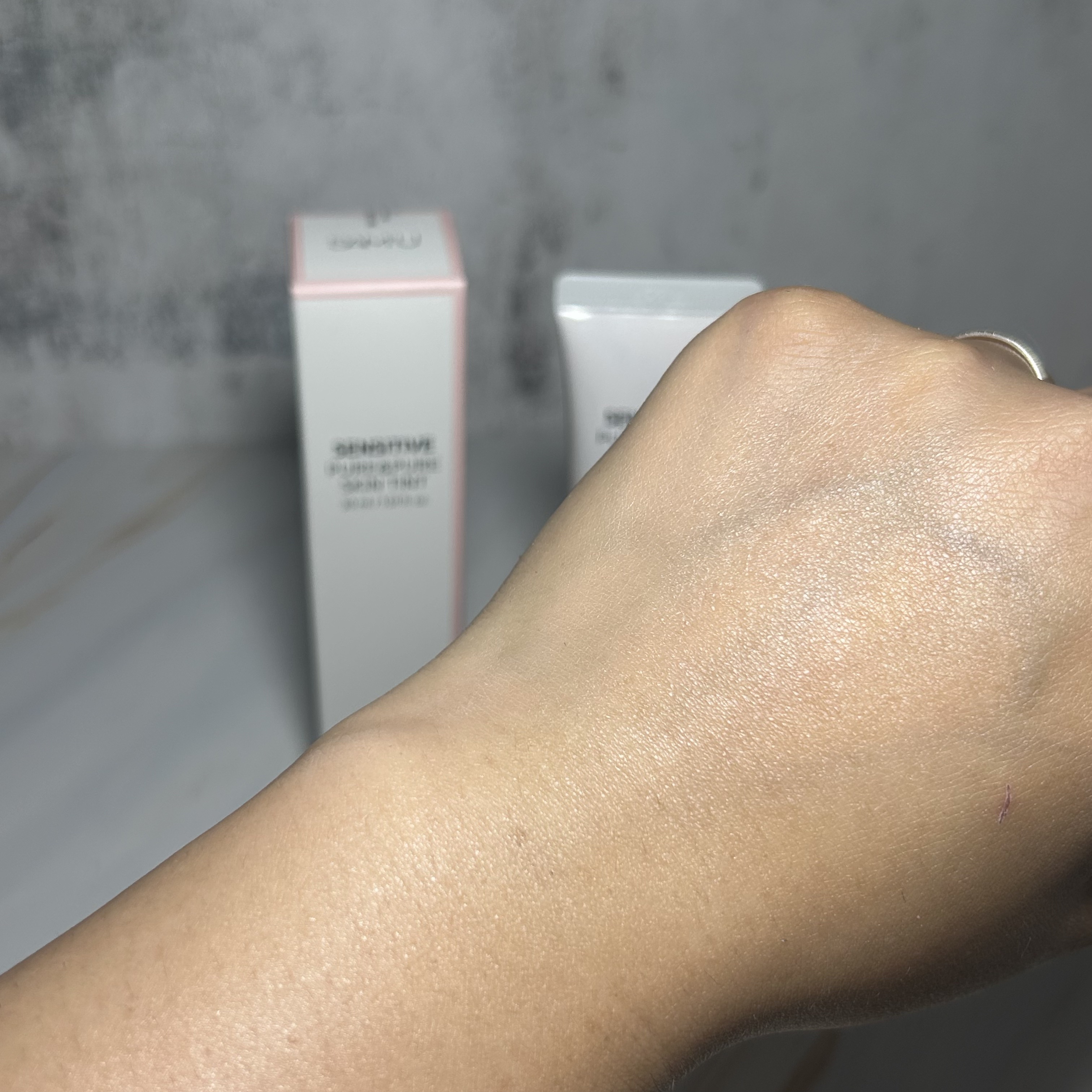 センシティブピュア＆ピュアスキンティント/SAM'U/化粧下地を使ったクチコミ（3枚目）