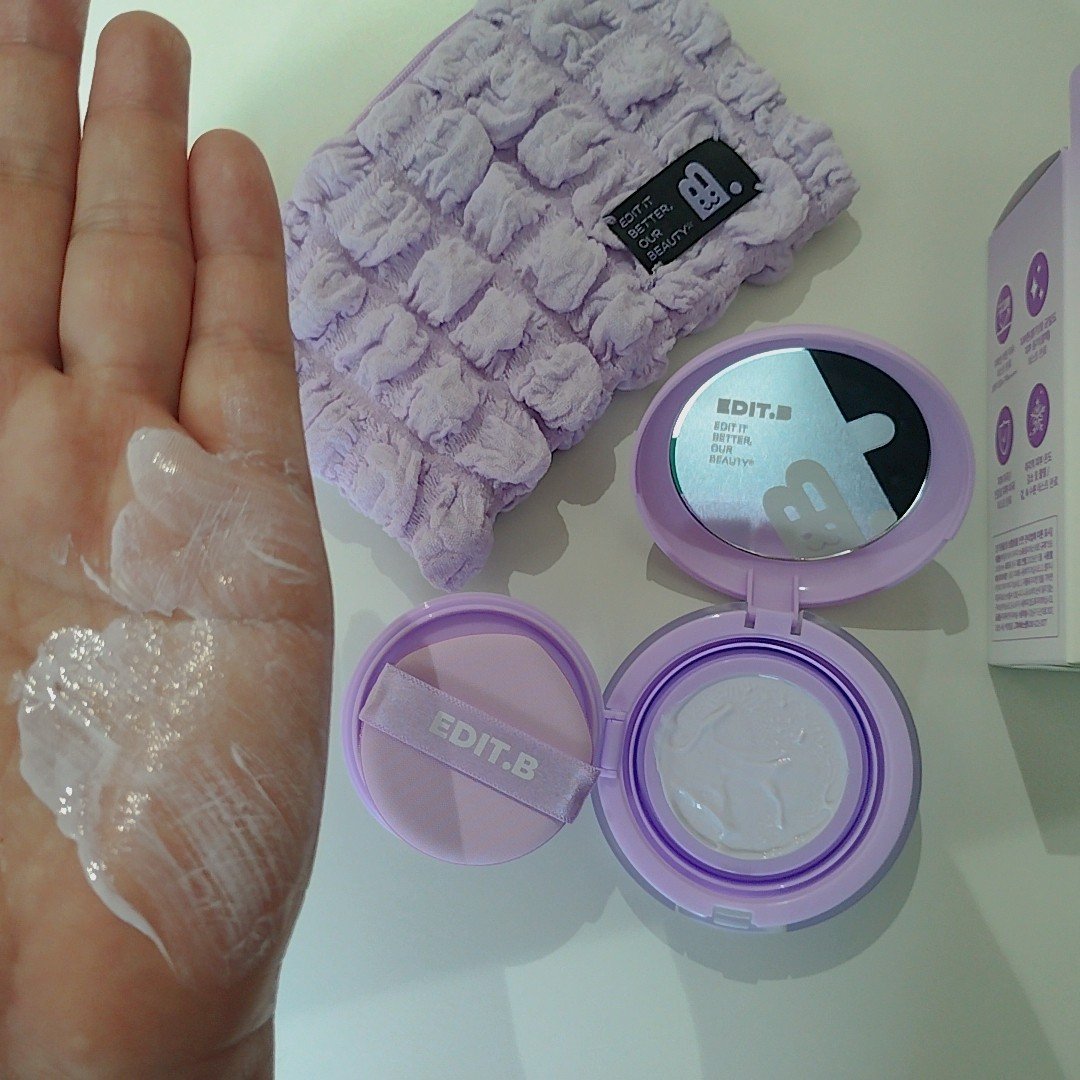 マシュマロトーンアップクッション/EDIT.B/クッションファンデーションを使ったクチコミ（3枚目）