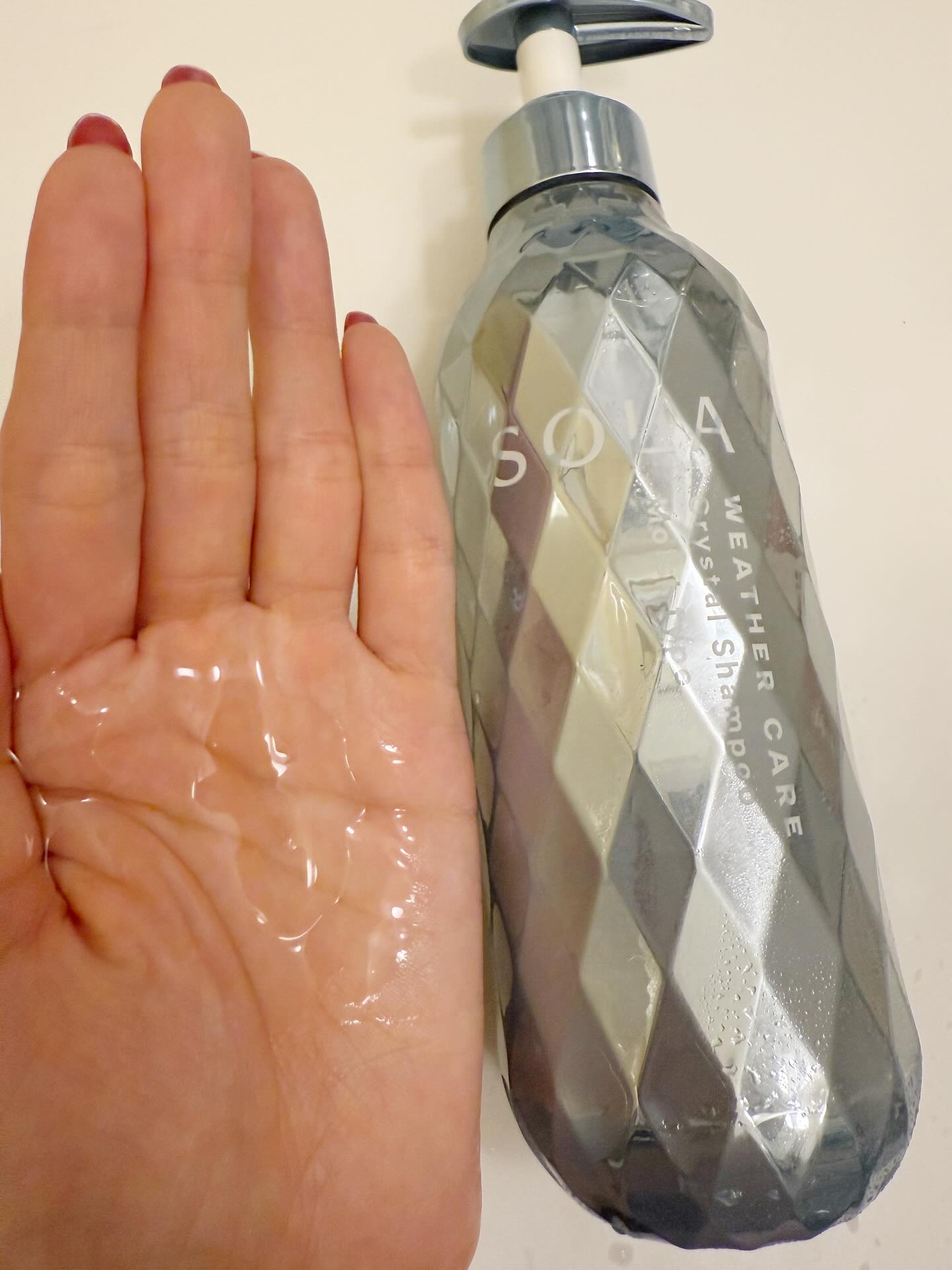 ソラ ウェザーケア クリスタル シャンプー/ヘアトリートメント モイストタイプ/SOLA WEATHER CARE/市販シャンプーを使ったクチコミ（3枚目）