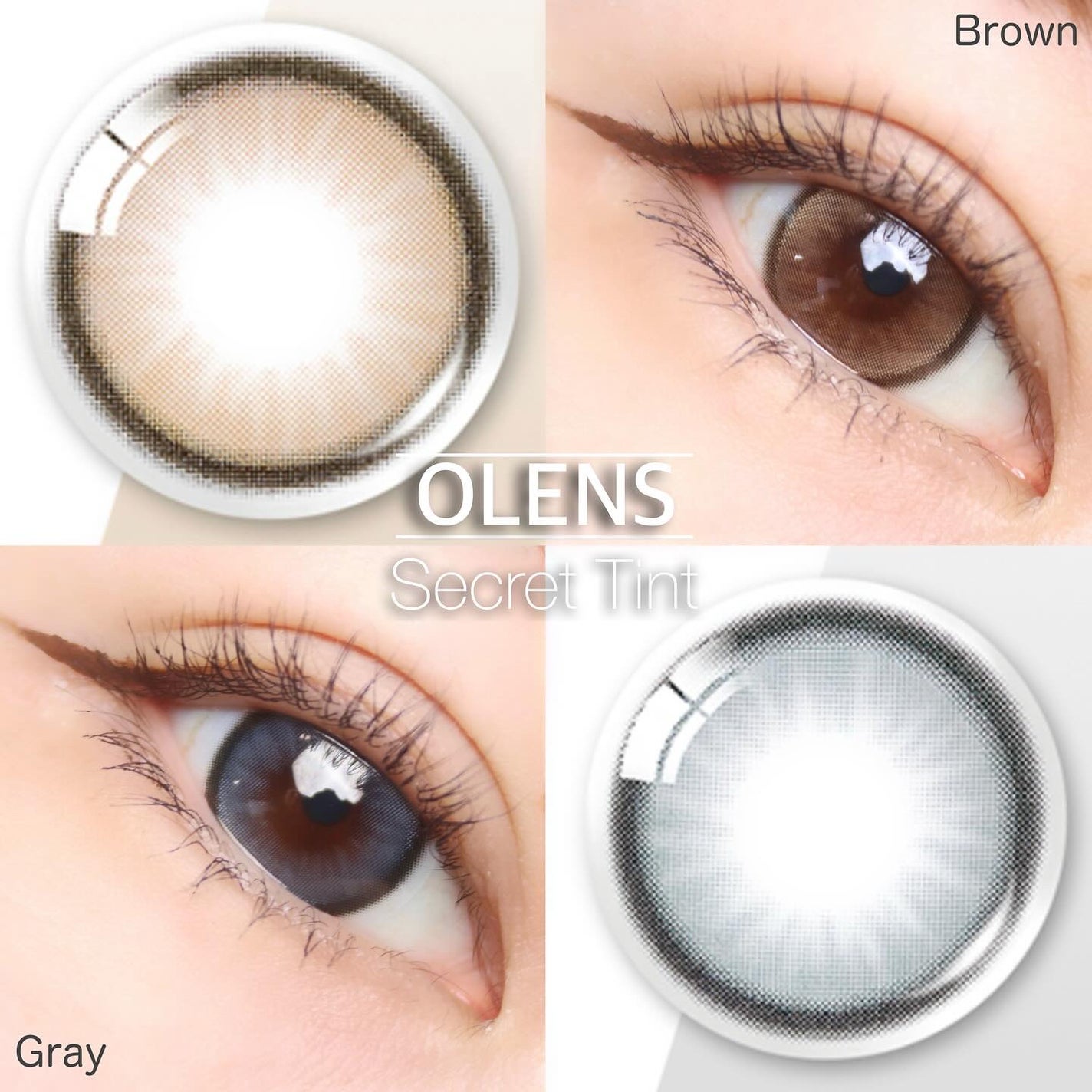 secret tint/OLENS/1ヶ月(1MONTH)カラコンを使ったクチコミ(1枚目)