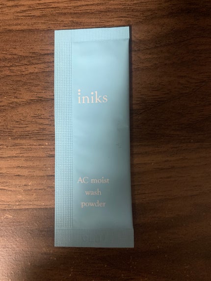 ACモイスト ウォッシュ パウダー/iniks/洗顔パウダーを使ったクチコミ(1枚目)