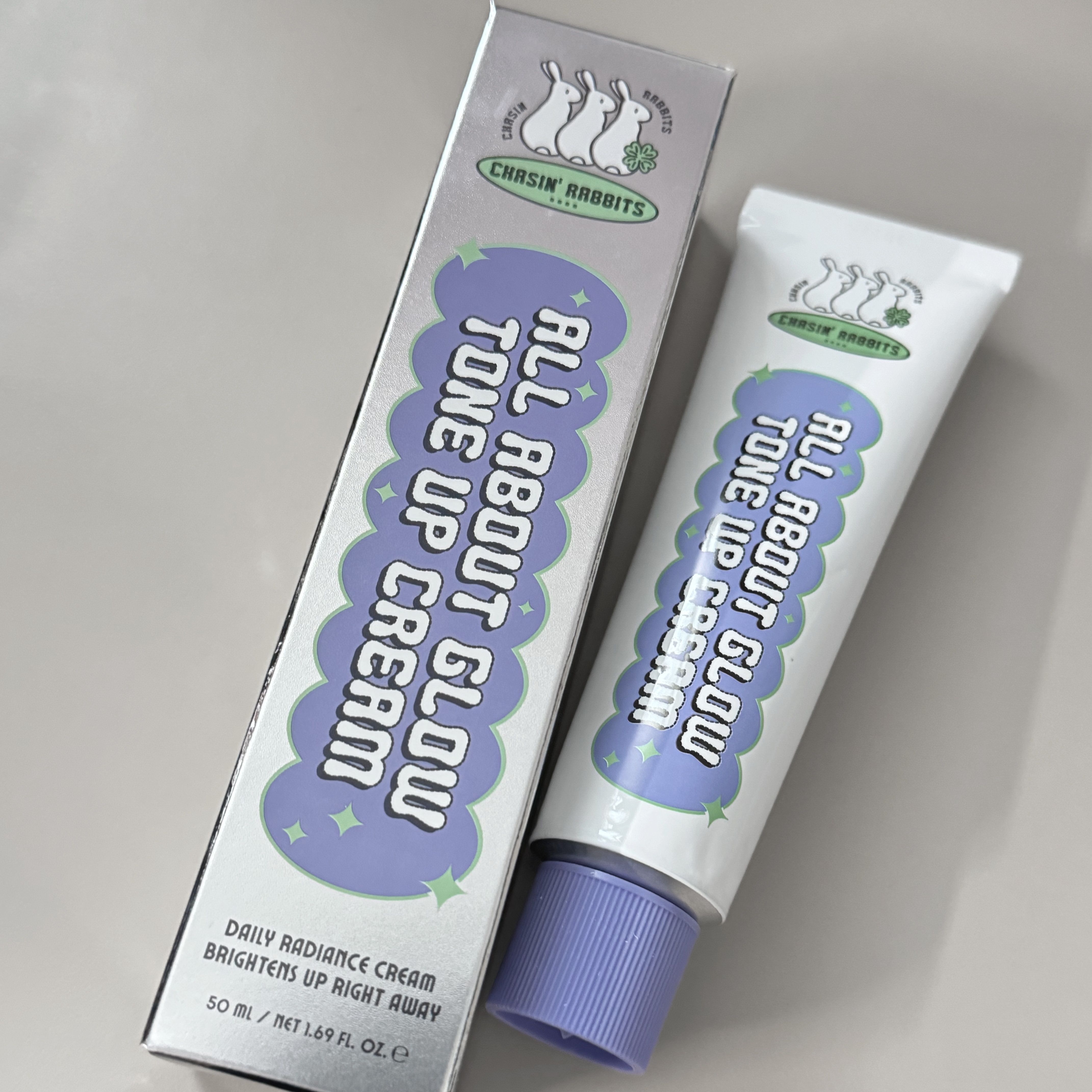 オールアバウトグロウトーンアップクリーム/CHASIN'RABBITS/化粧下地を使ったクチコミ（1枚目）