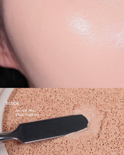 セカンドスキングロウクッション/hince/クッションファンデーションを使ったクチコミ(4枚目)