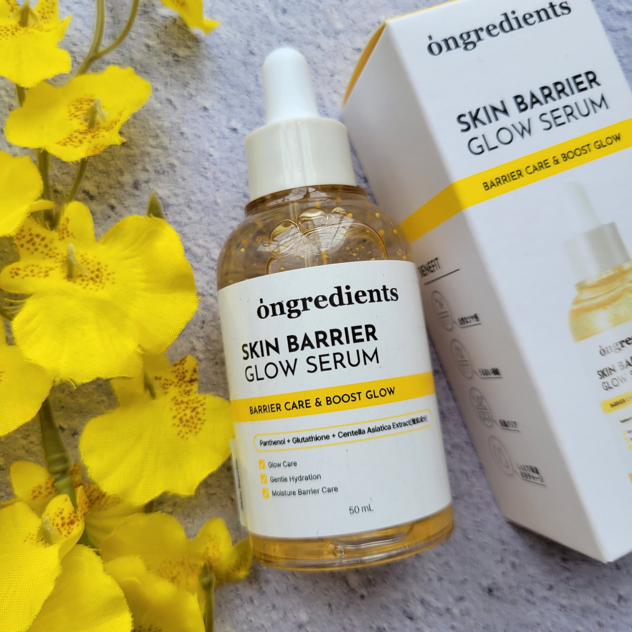 Ongredients(オングリディエンツ)から新作セラム『スキンバリアグローセラム』が登場🎊

有名人やメイクアップアーティストが取り上げ、話題沸騰中のオングリディエンツ💛🫧

純度99%の高濃度グルタチオンカプセルで、透明感あふれ