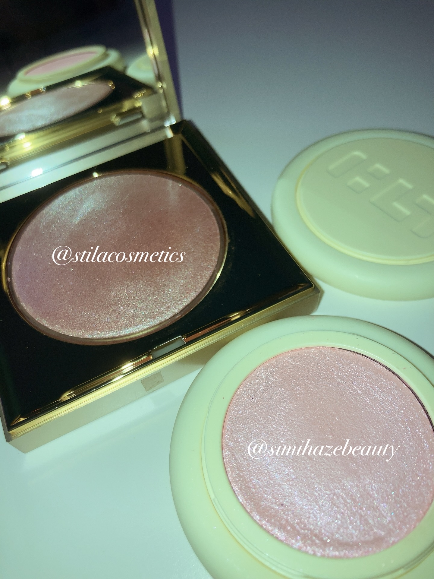 Heaven's Hue highlighter/stila/パウダーハイライトを使ったクチコミ（2枚目）