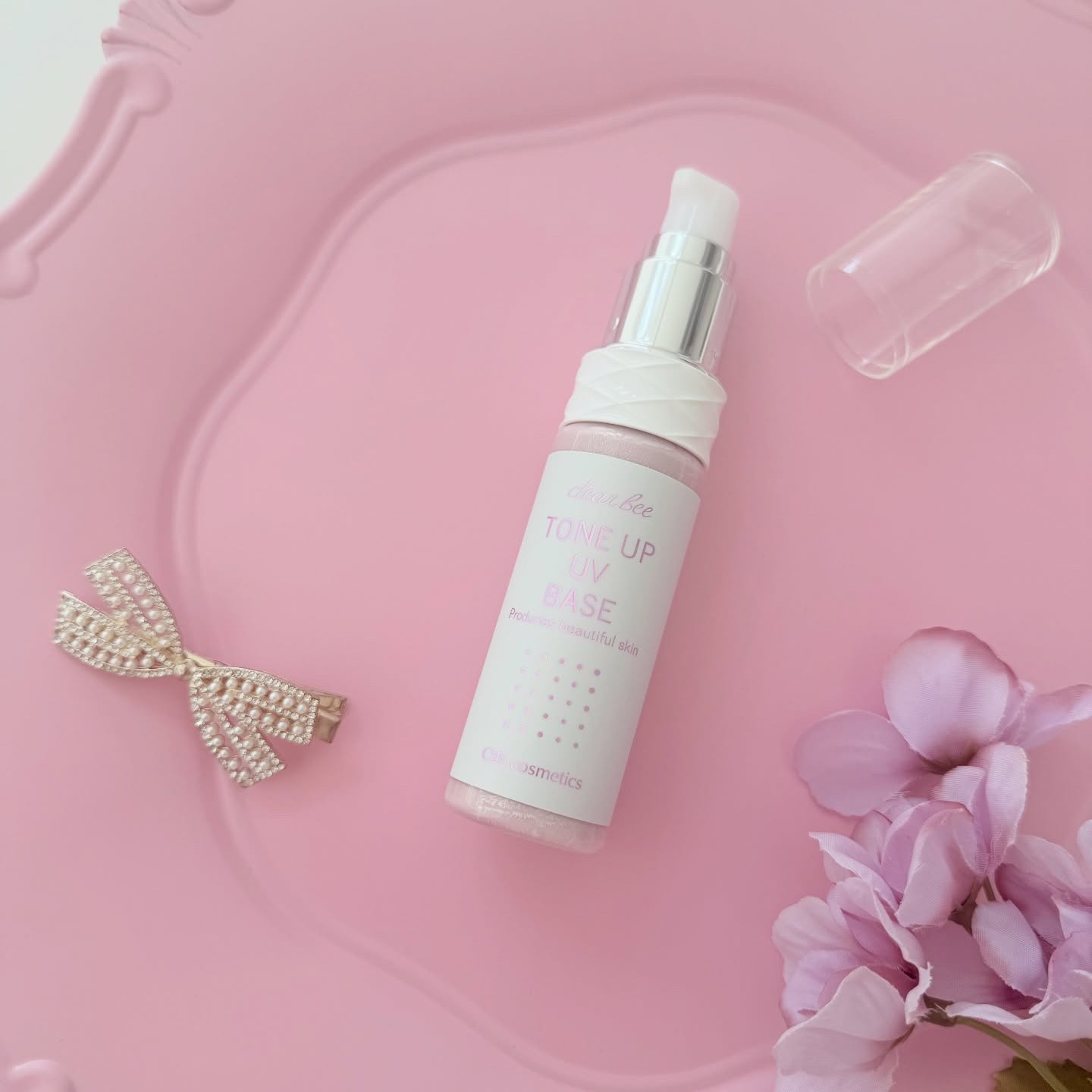 clear bee クリアビー トーンアップUVベース ピンクパープル クリアビー トーンアップUVベース 50g-エステ化粧品の卸/仕入れ