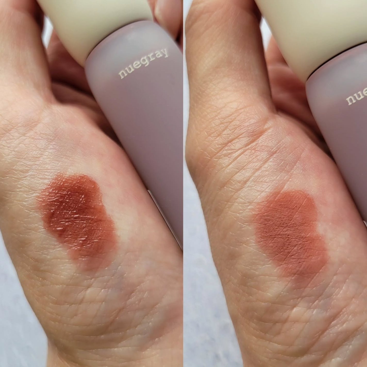 デイリームードマットリキッド/nuegray/リップグロスを使ったクチコミ(3枚目)