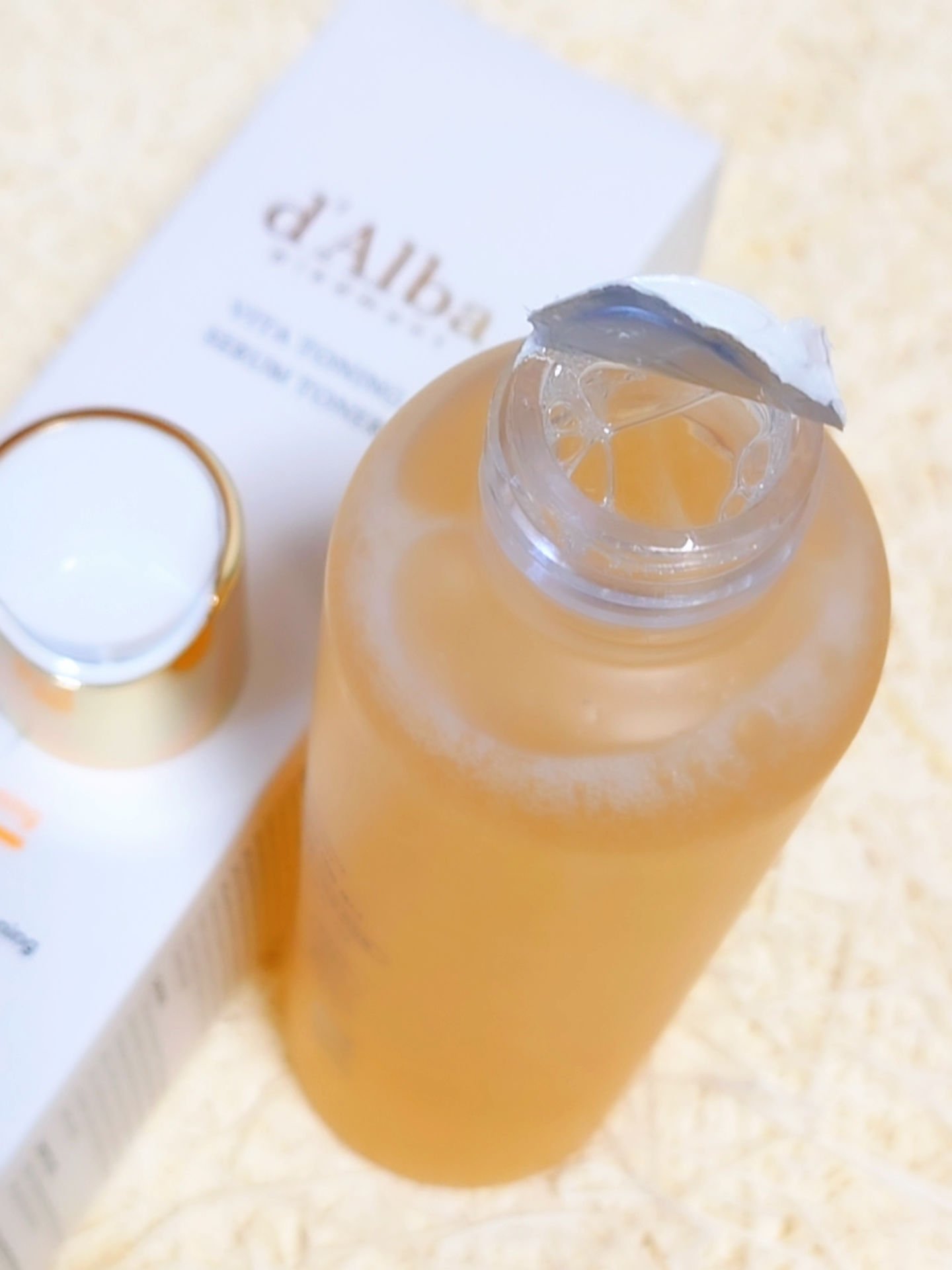 ビタトーニングセラムトナー/ダルバ/化粧水を使ったクチコミ（3枚目）