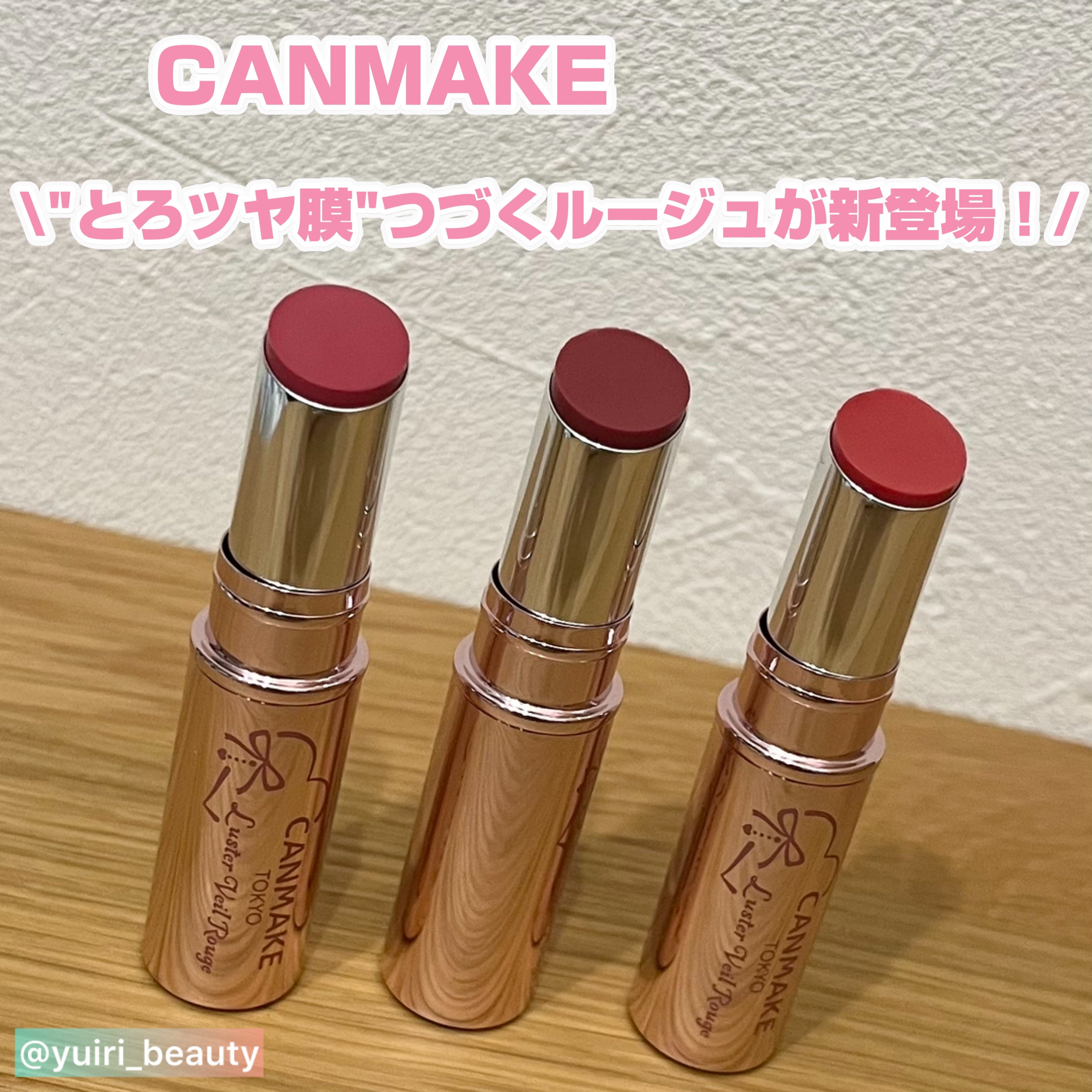 ラスターヴェールルージュ/キャンメイク/口紅を使ったクチコミ（1枚目）