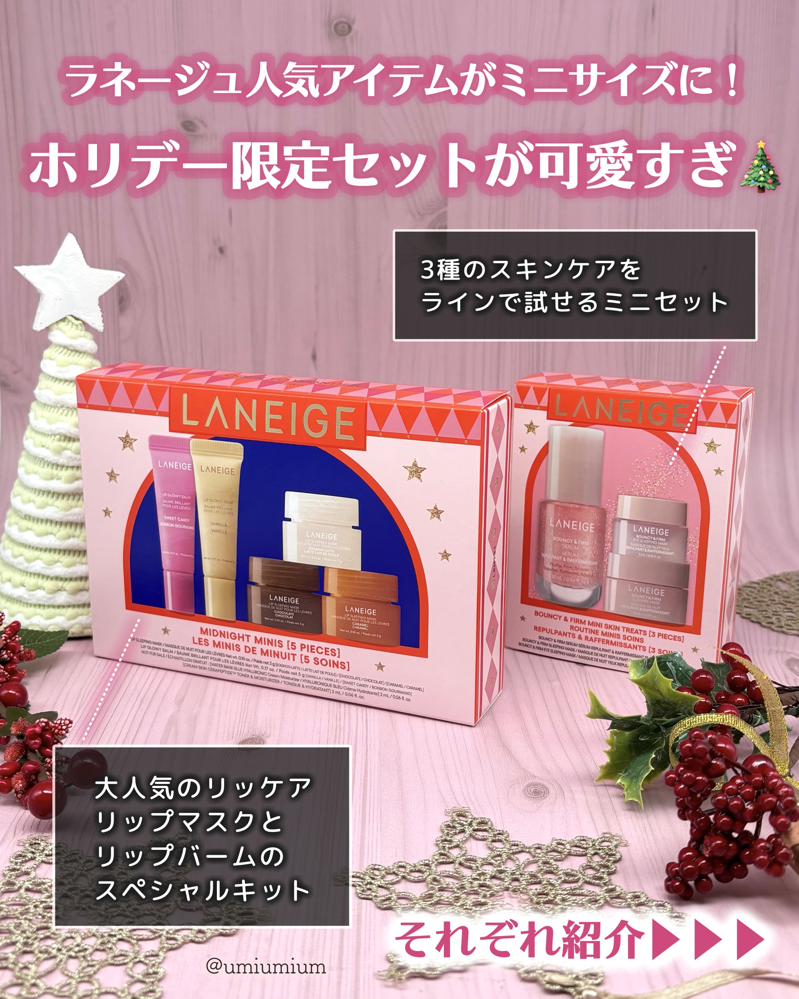 リップスリーピングマスク ミッドナイトミニズ N/LANEIGE/リップケアを使ったクチコミ（2枚目）