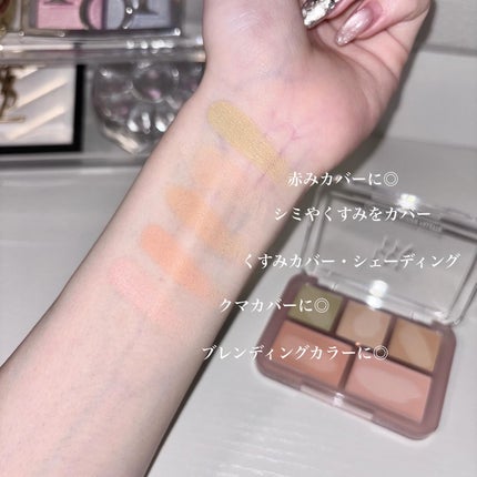コンシールブレンダーパレット/LUNA/パレットコンシーラーを使ったクチコミ(3枚目)
