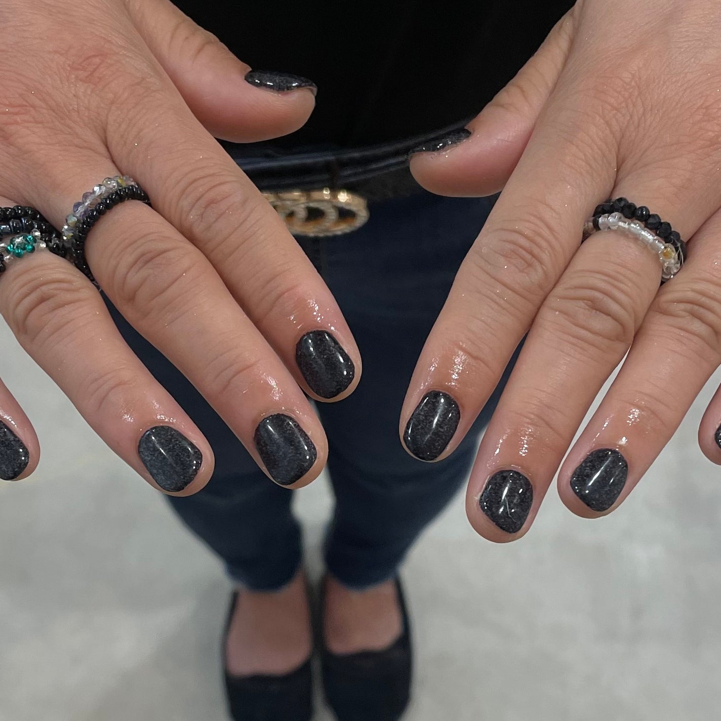 𐔌՞ . .՞ 𐦯 on LIPS 「🐦⬛いいね、保存嬉しいです🎶#ネイル#ジェルネイル#垢抜け#..」(1枚目)