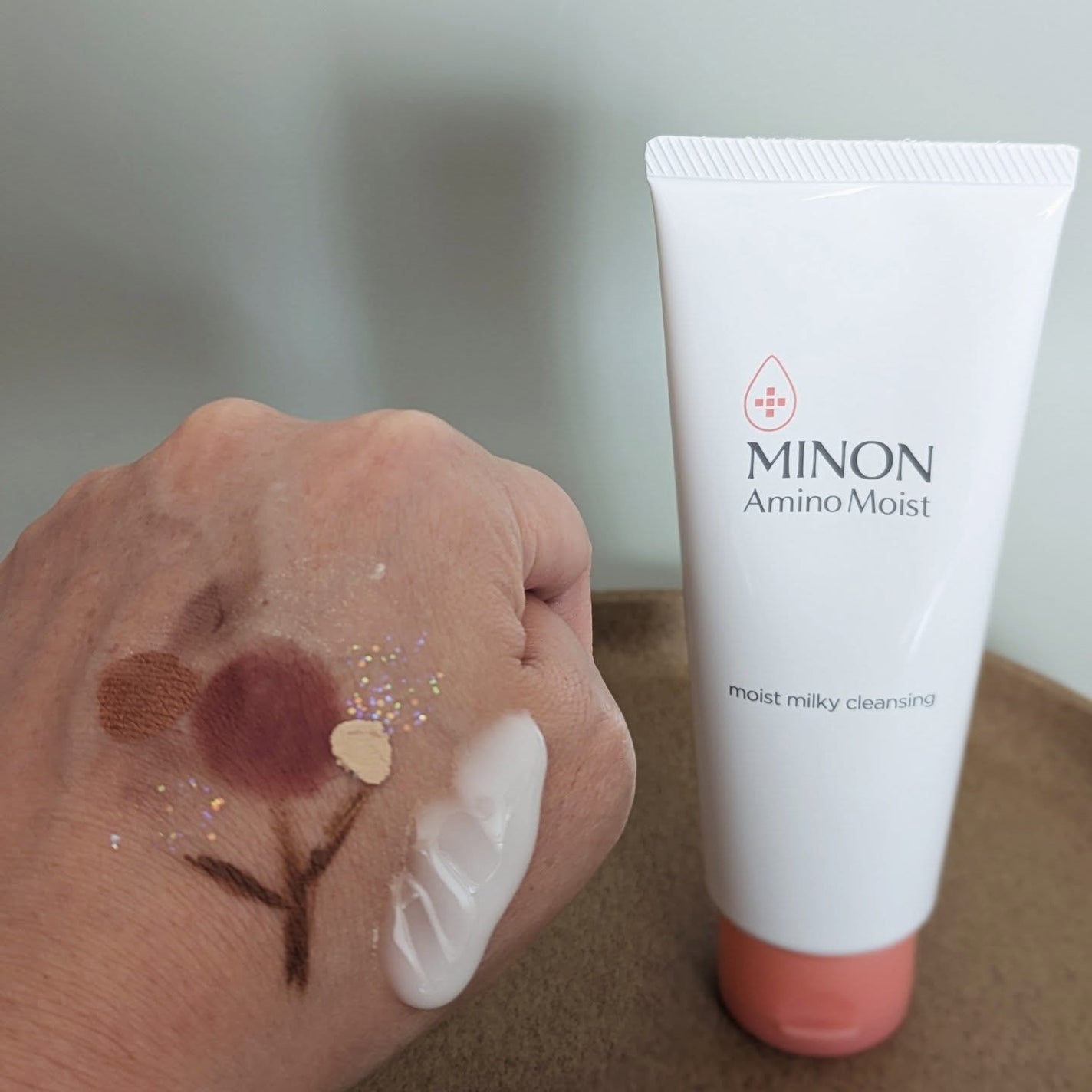 ミノン アミノモイスト モイストミルキィ クレンジング/ミノン/ミルククレンジングを使ったクチコミ(3枚目)
