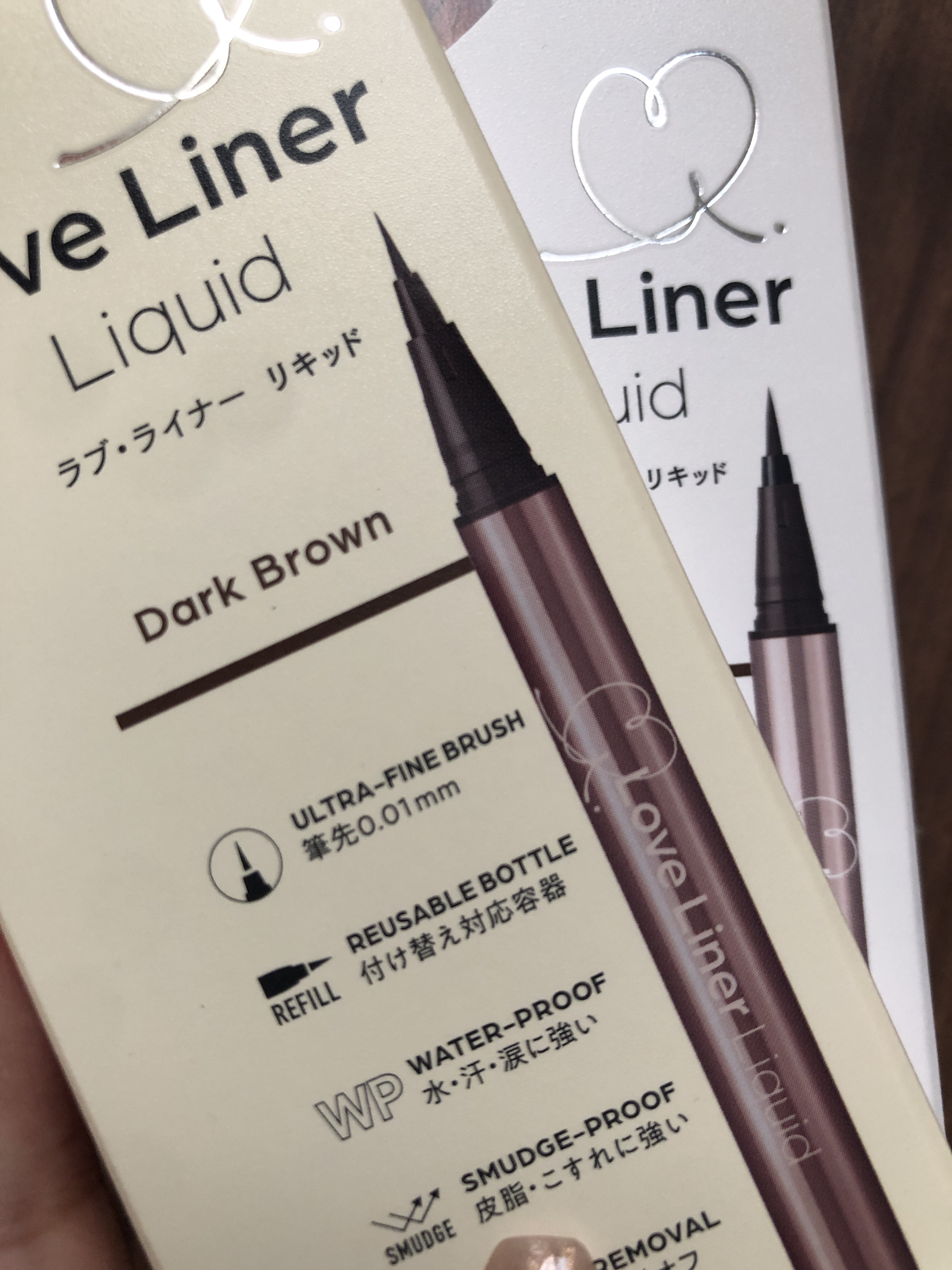 リキッドアイライナーR5 極細筆/ラブ・ライナー/リキッドアイライナーを使ったクチコミ（2枚目）