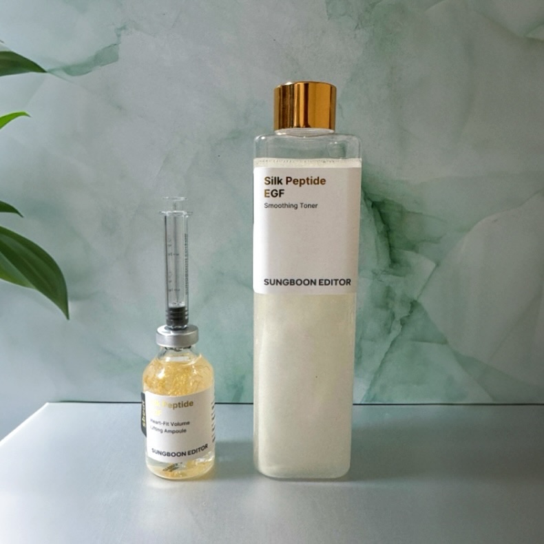 シルク ペプチド EGF ハートフィットボリューム リフティング アンプル/SUNGBOON EDITOR（成分エディター）/美容液を使ったクチコミ（1枚目）