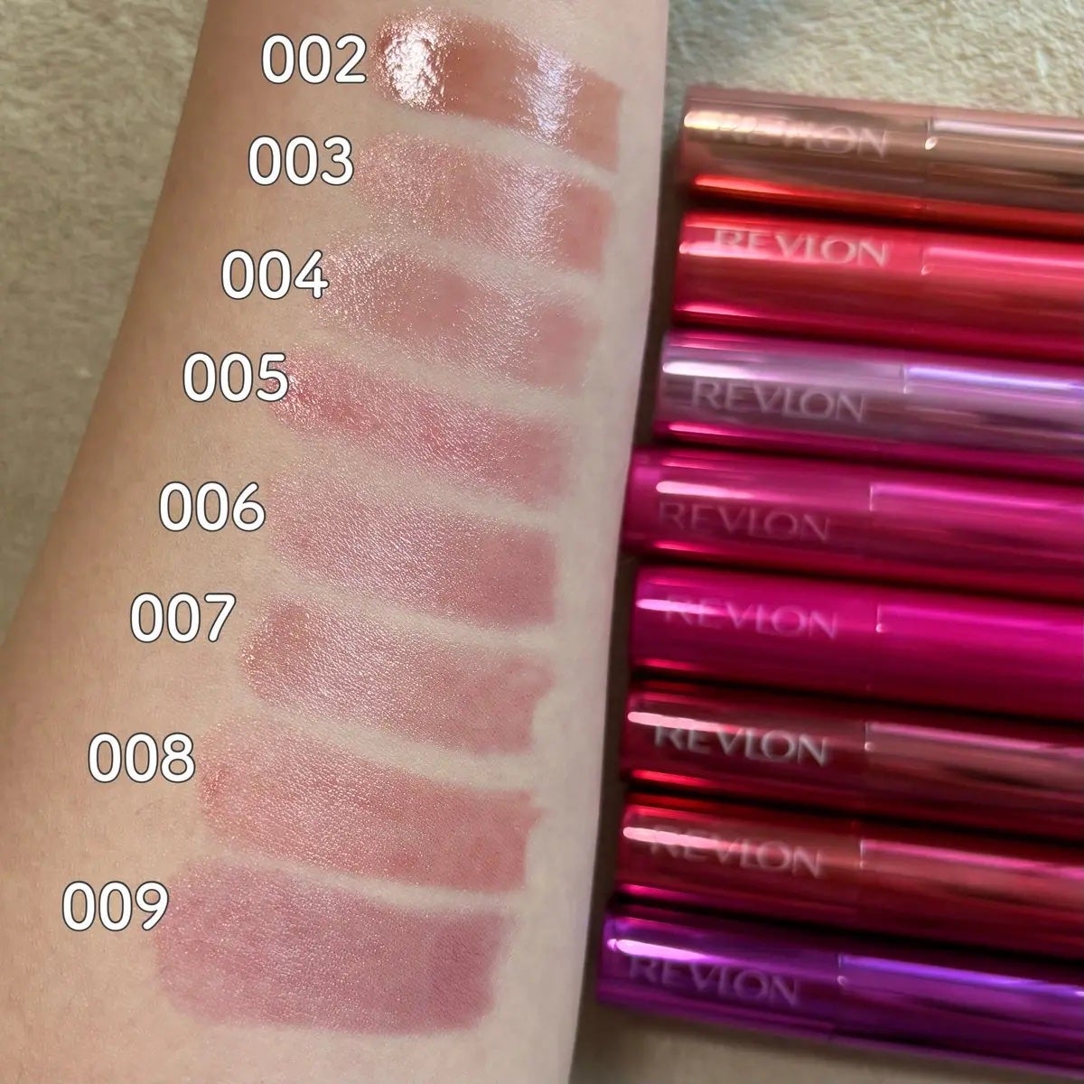 レブロン スーパー ラストラス デューイ シャイン リップスティック/REVLON/口紅を使ったクチコミ(2枚目)