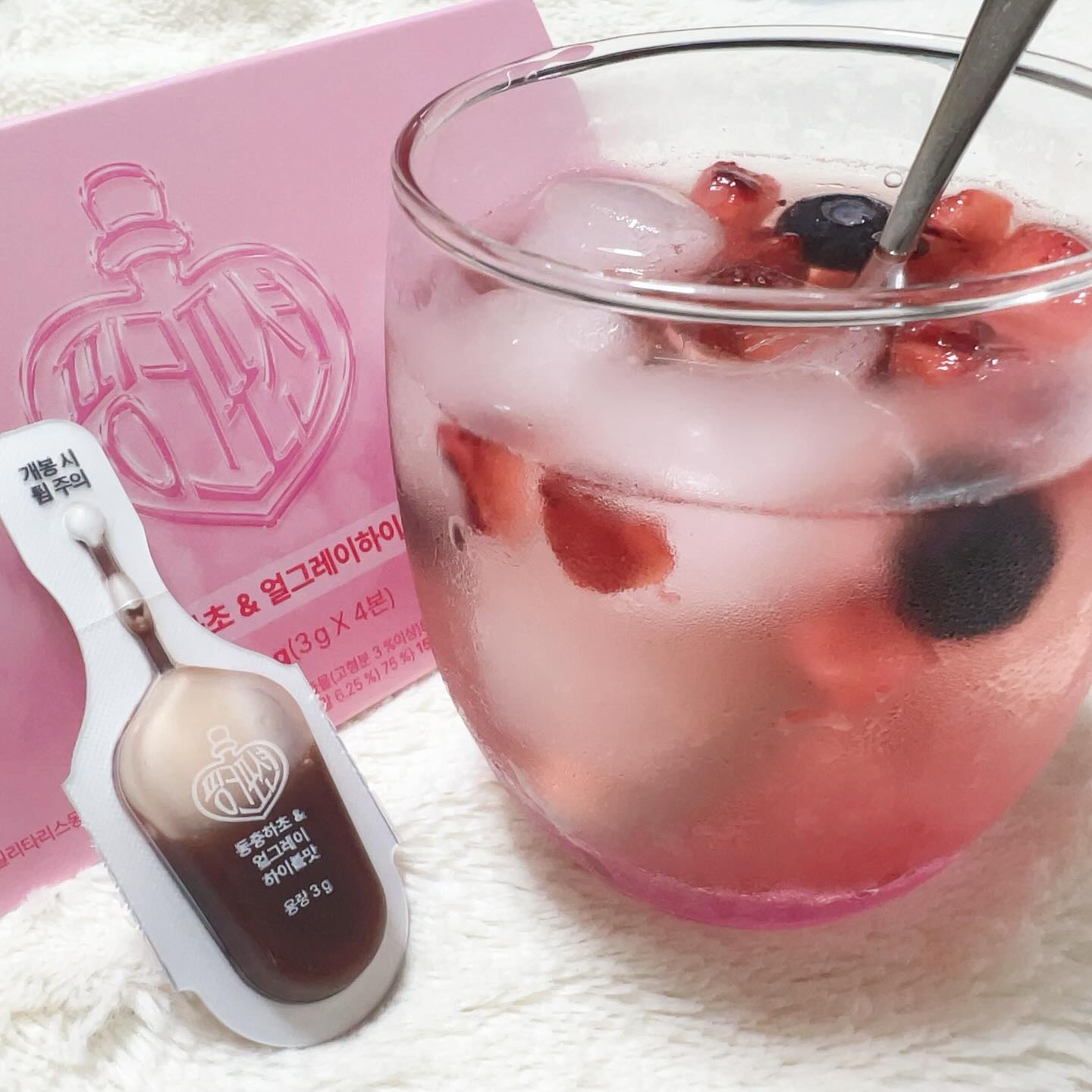 飲める美容ピンクDIYドリンク ピンクポーション ゼロカロリー・冬虫夏草/PINK POTION /美容ドリンクを使ったクチコミ（1枚目）