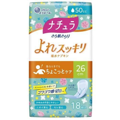 ナチュラ ナチュラ さら肌さらり よれスッキリ 吸水ナプキン ちょこっとケア