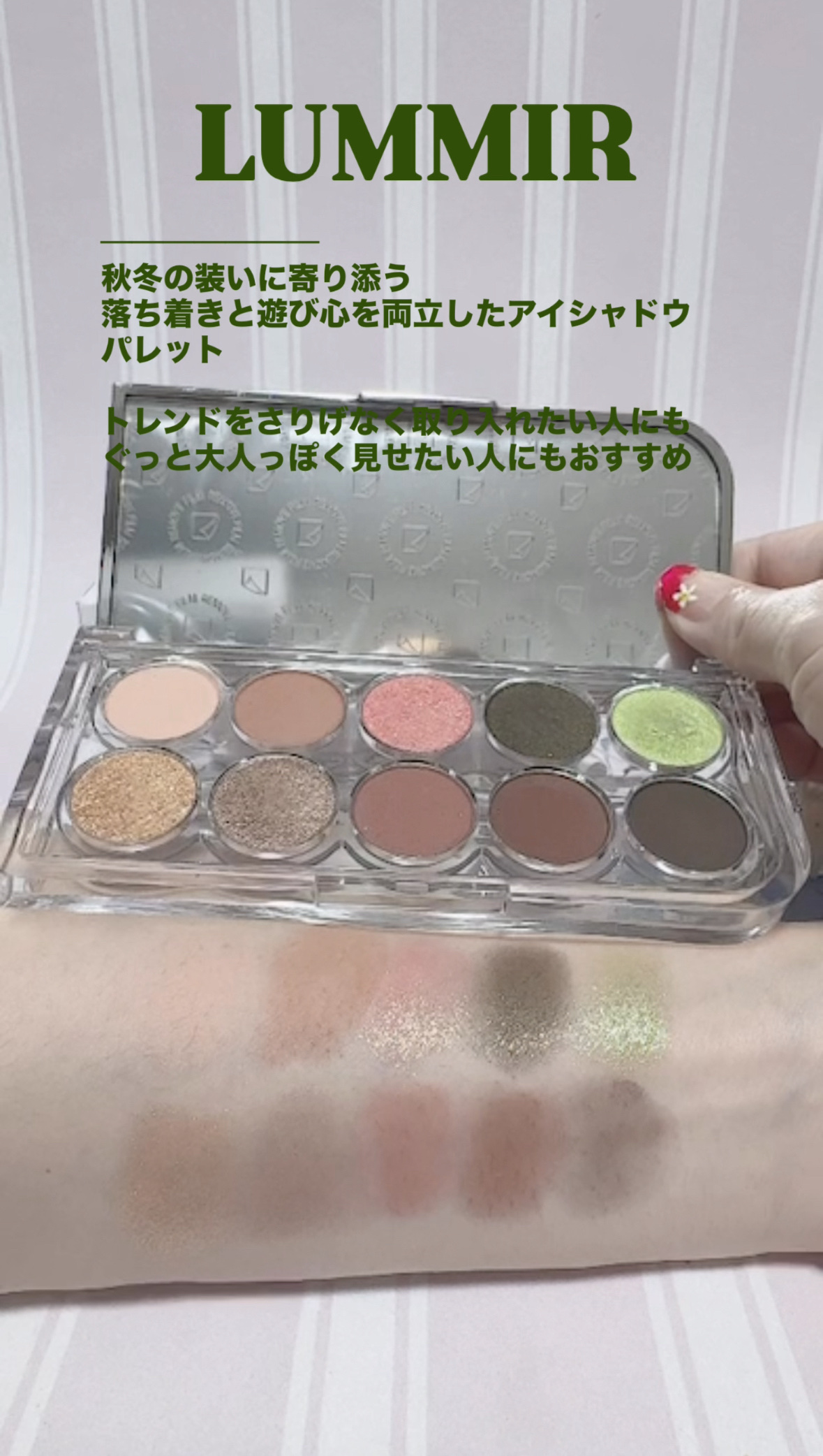 ライトオンアイズシャドウパレット/ルミル/アイシャドウパレットを使ったクチコミ（1枚目）