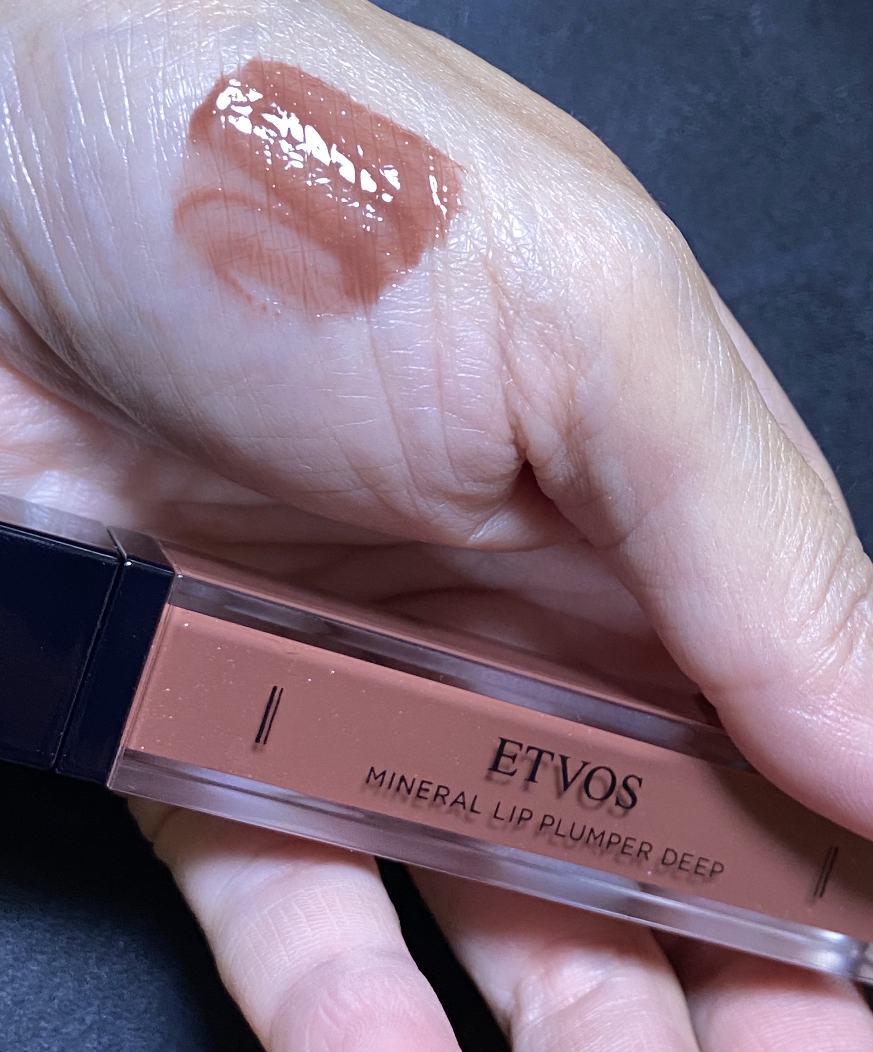 ミネラルリッププランパー ディープ/エトヴォス/リッププランパーを使ったクチコミ（2枚目）