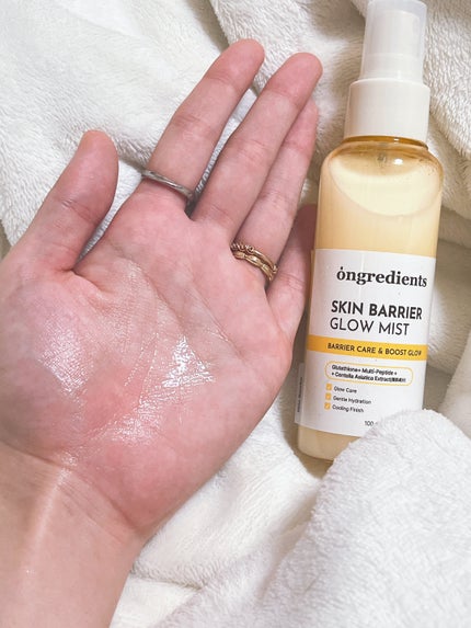 オングリディエンツ スキンバリアグローミスト/Ongredients/ミスト状化粧水を使ったクチコミ(3枚目)