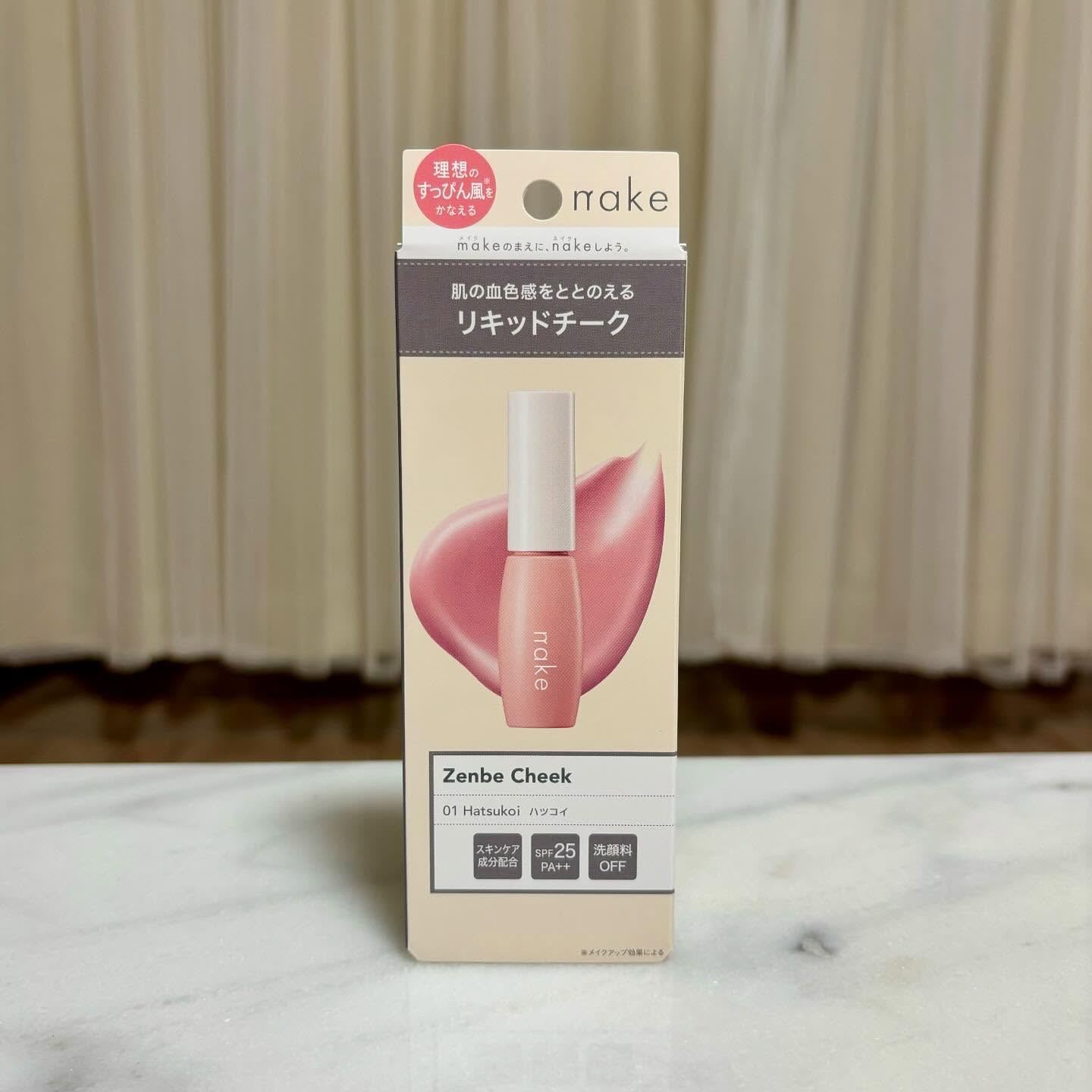 nake 全べチーク/nake/リキッドチークを使ったクチコミ（1枚目）