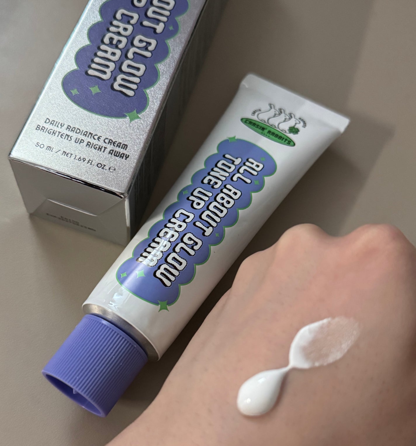 オールアバウトグロウトーンアップクリーム/CHASIN'RABBITS/化粧下地を使ったクチコミ(2枚目)