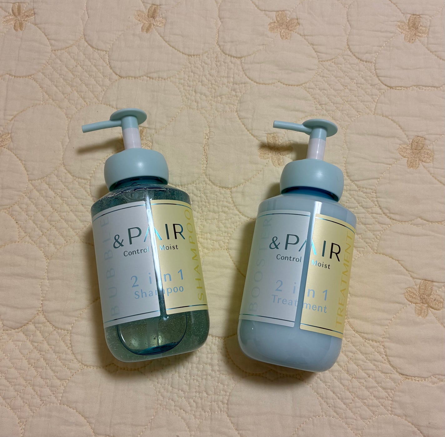 アンドペア コントロール モイスト 2in1 シャンプー&ヘアトリートメント/&PAIR/市販シャンプーを使ったクチコミ(1枚目)