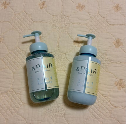 アンドペア コントロール モイスト 2in1 シャンプー&ヘアトリートメント/&PAIR/市販シャンプーを使ったクチコミ(1枚目)