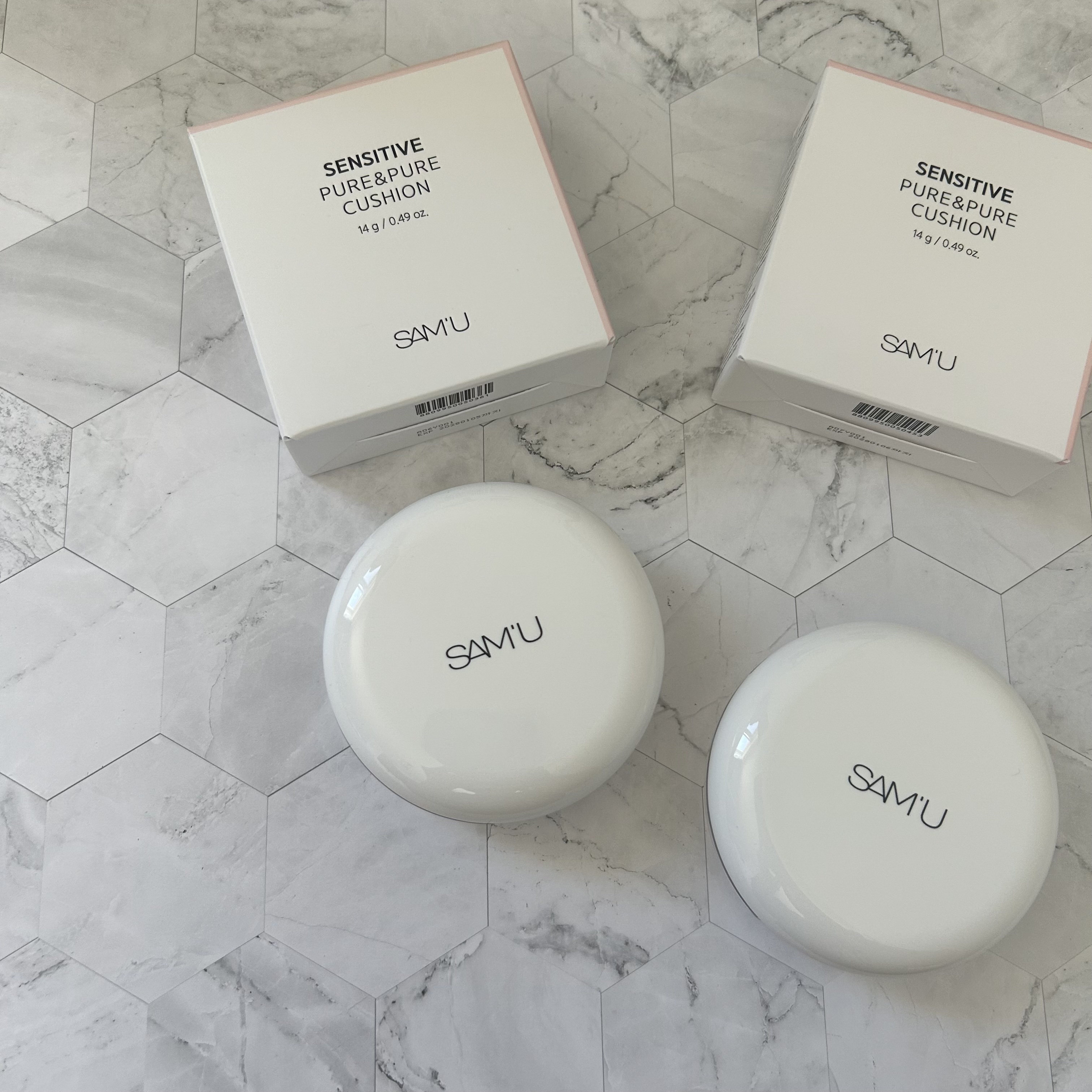 センシティブピュア＆ピュアクッション/SAM'U/クッションファンデーションを使ったクチコミ（1枚目）