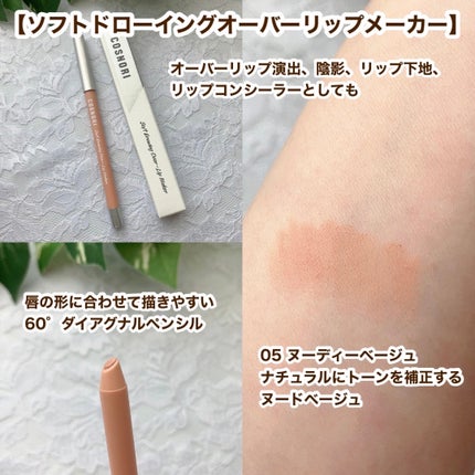 ソフトドローイング オーバーリップメーカー/COSNORI/リップライナーを使ったクチコミ(2枚目)
