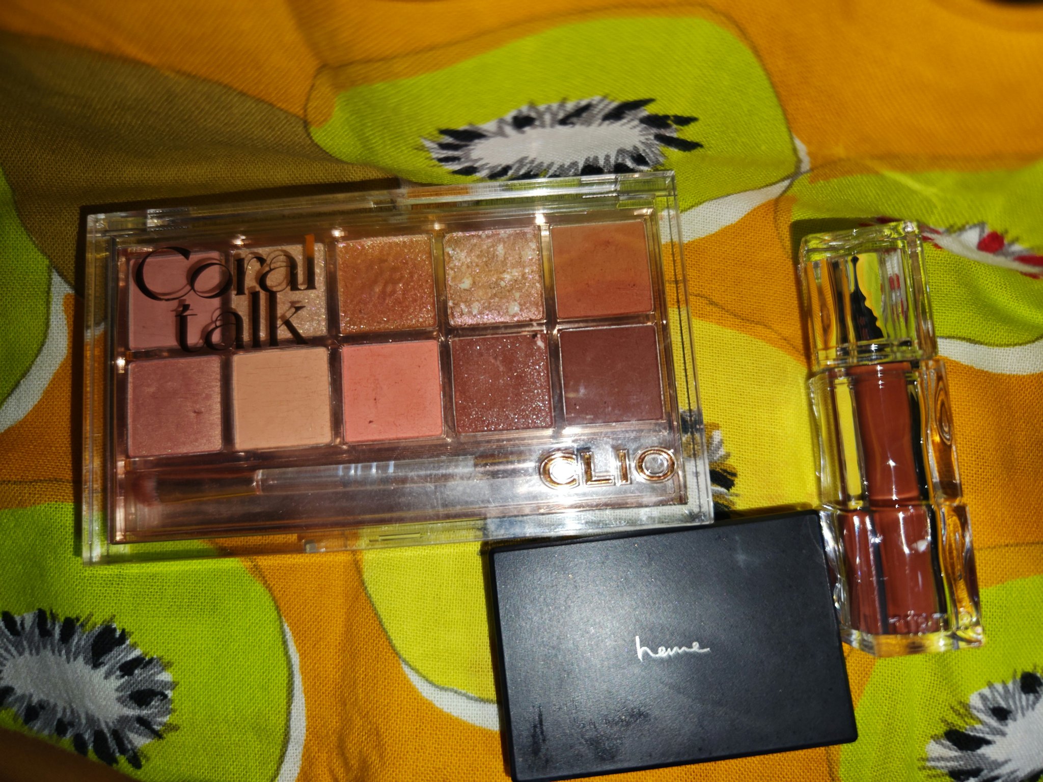 プロ アイ パレット 03 CORAL TALK(AD)(日本限定デザイン)/CLIO/アイシャドウパレットを使ったクチコミ（1枚目）