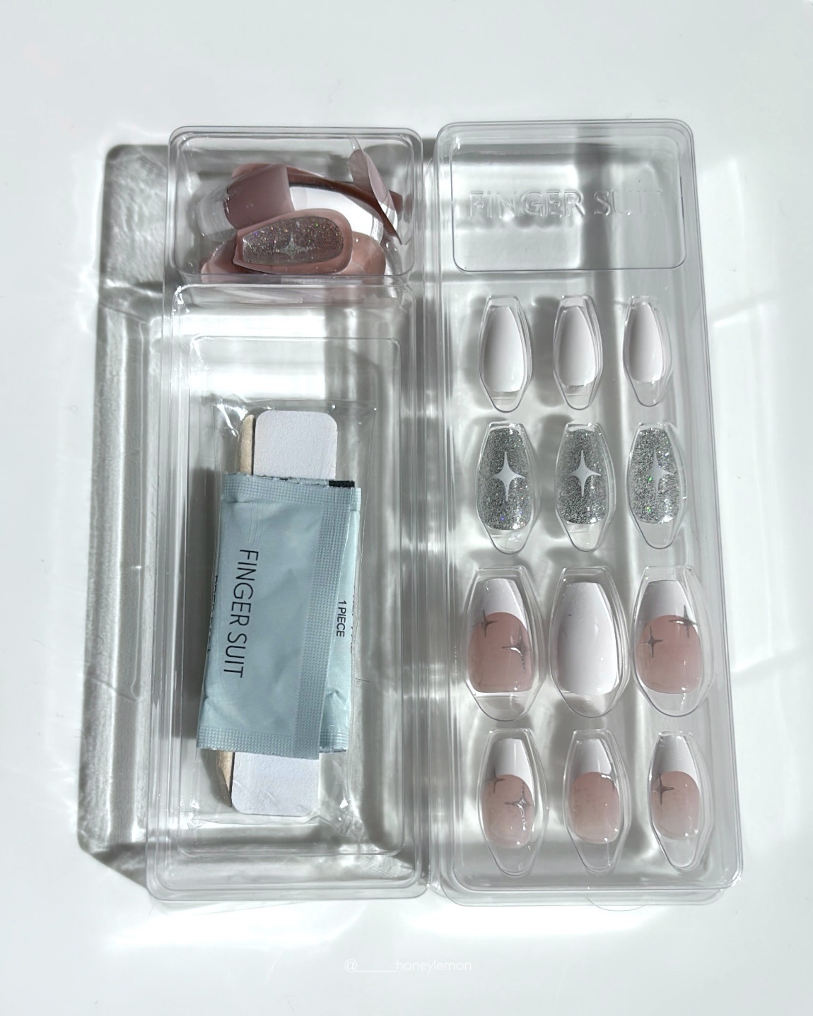 ネイルチップ(シールタイプ)/FINGER SUIT/ネイルチップ・パーツを使ったクチコミ（2枚目）