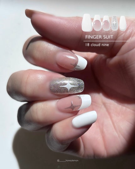 ネイルチップ(シールタイプ)/FINGER SUIT/ネイルチップ・パーツを使ったクチコミ(4枚目)
