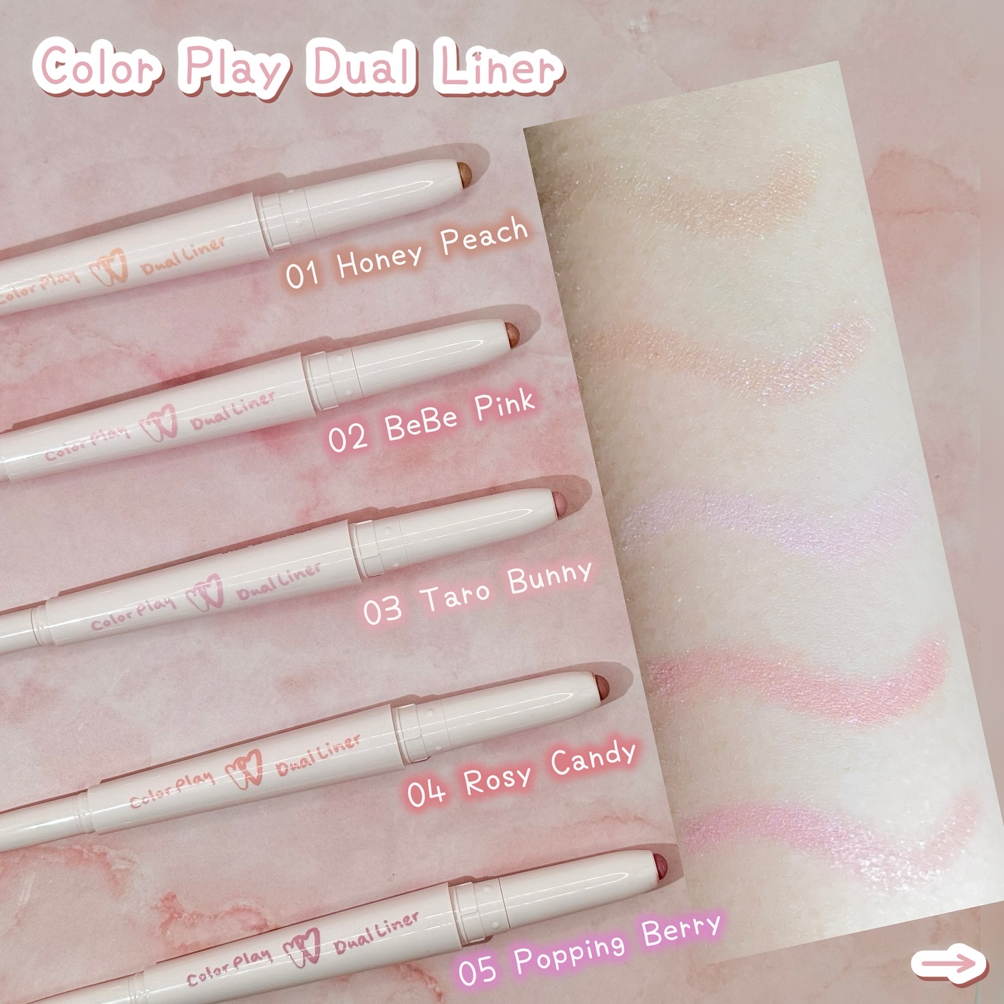 カラープレイデュアルライナー/2aN/スティックアイシャドウを使ったクチコミ（2枚目）