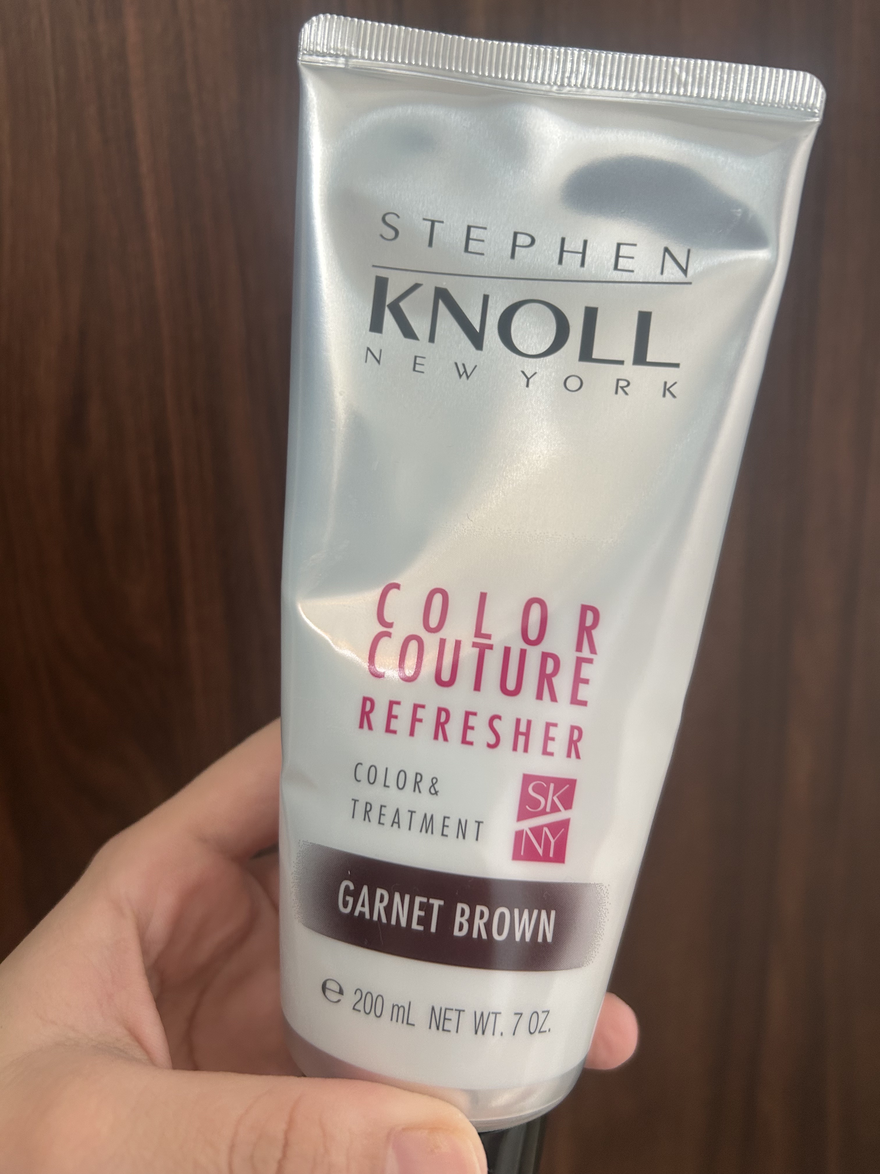 カラークチュール カラートリートメント 002 ダークブラウン/スティーブンノル ニューヨーク/ヘアカラーを使ったクチコミ（1枚目）