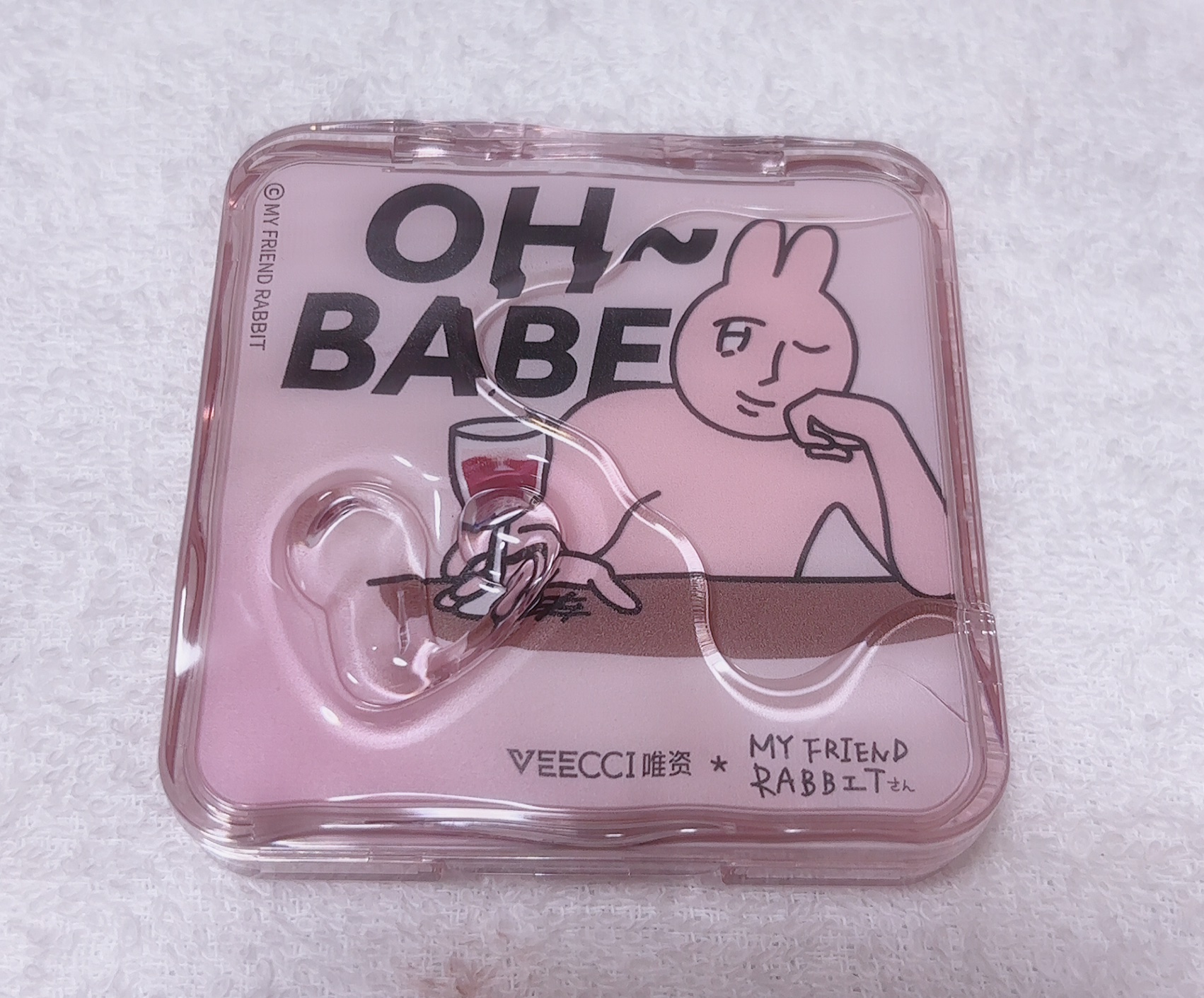 MY FRIEND RABBIT 立体メイク4色チークパレット/VEECCI/パウダーチークを使ったクチコミ（1枚目）