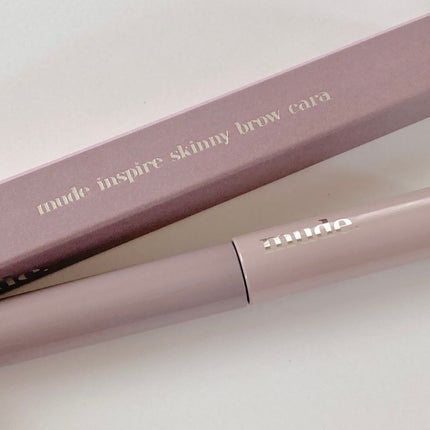 インスパイアスキニーブロウカラ/mude/眉マスカラを使ったクチコミ(10枚目)