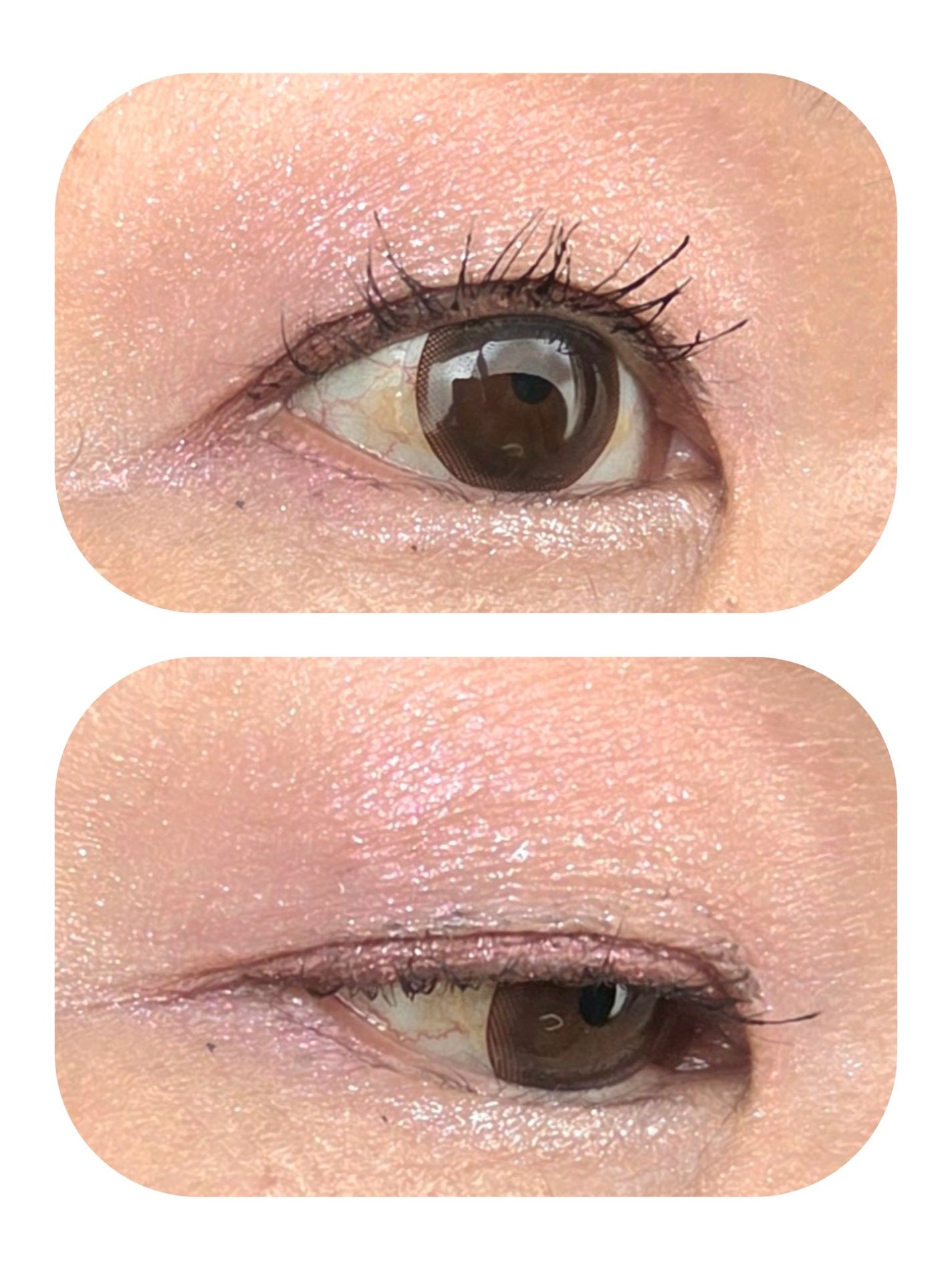 KM ジェルアイライナー/DAISO/ジェルアイライナーを使ったクチコミ(2枚目)