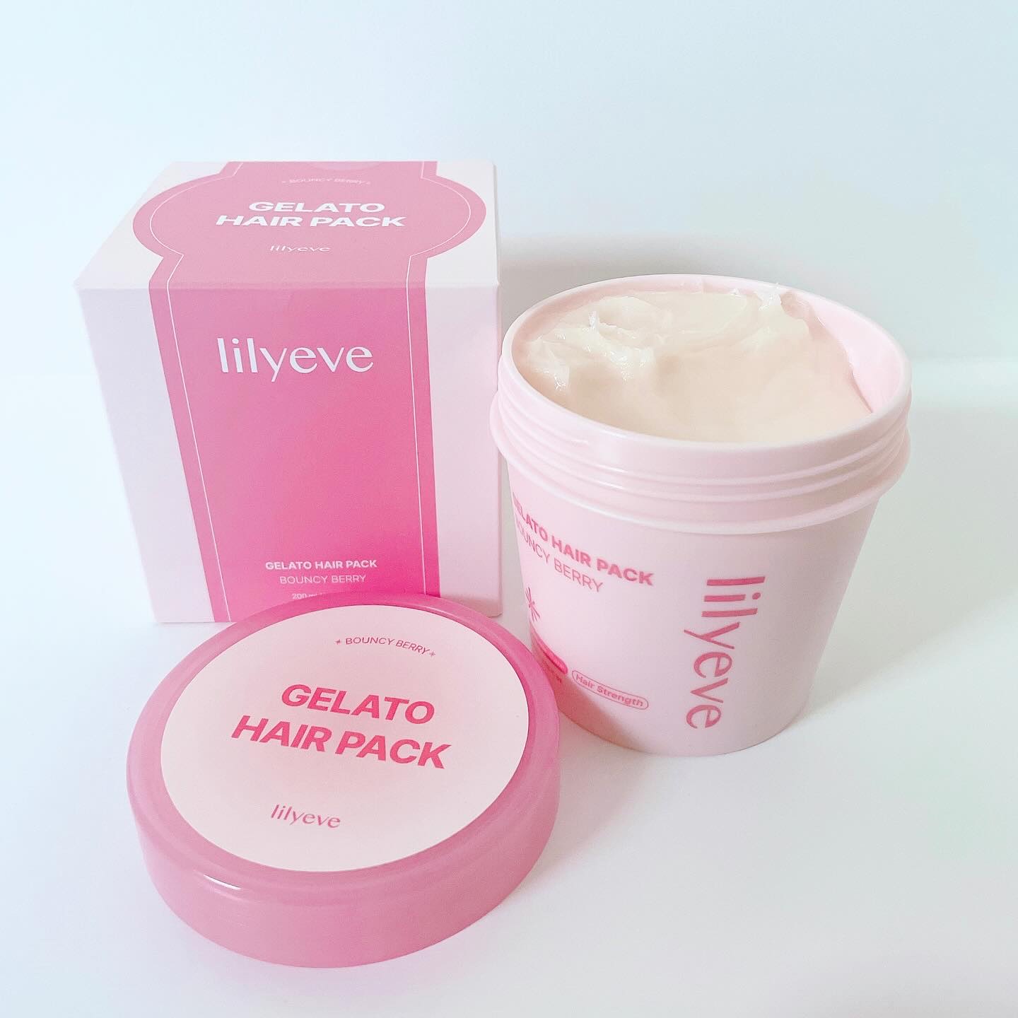 リペアターンジェラートヘアパック バウンシーベリー/リリーイブ/洗い流すヘアトリートメントを使ったクチコミ（1枚目）