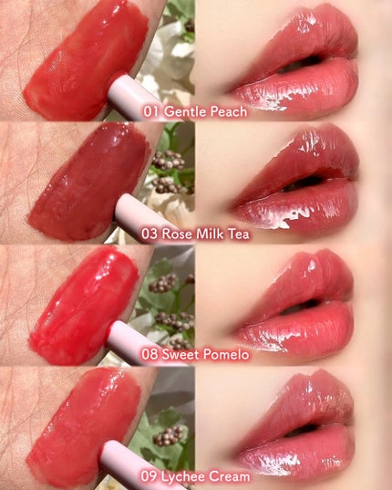 メルティングキャンディーバーム/dasique/口紅を使ったクチコミ(5枚目)