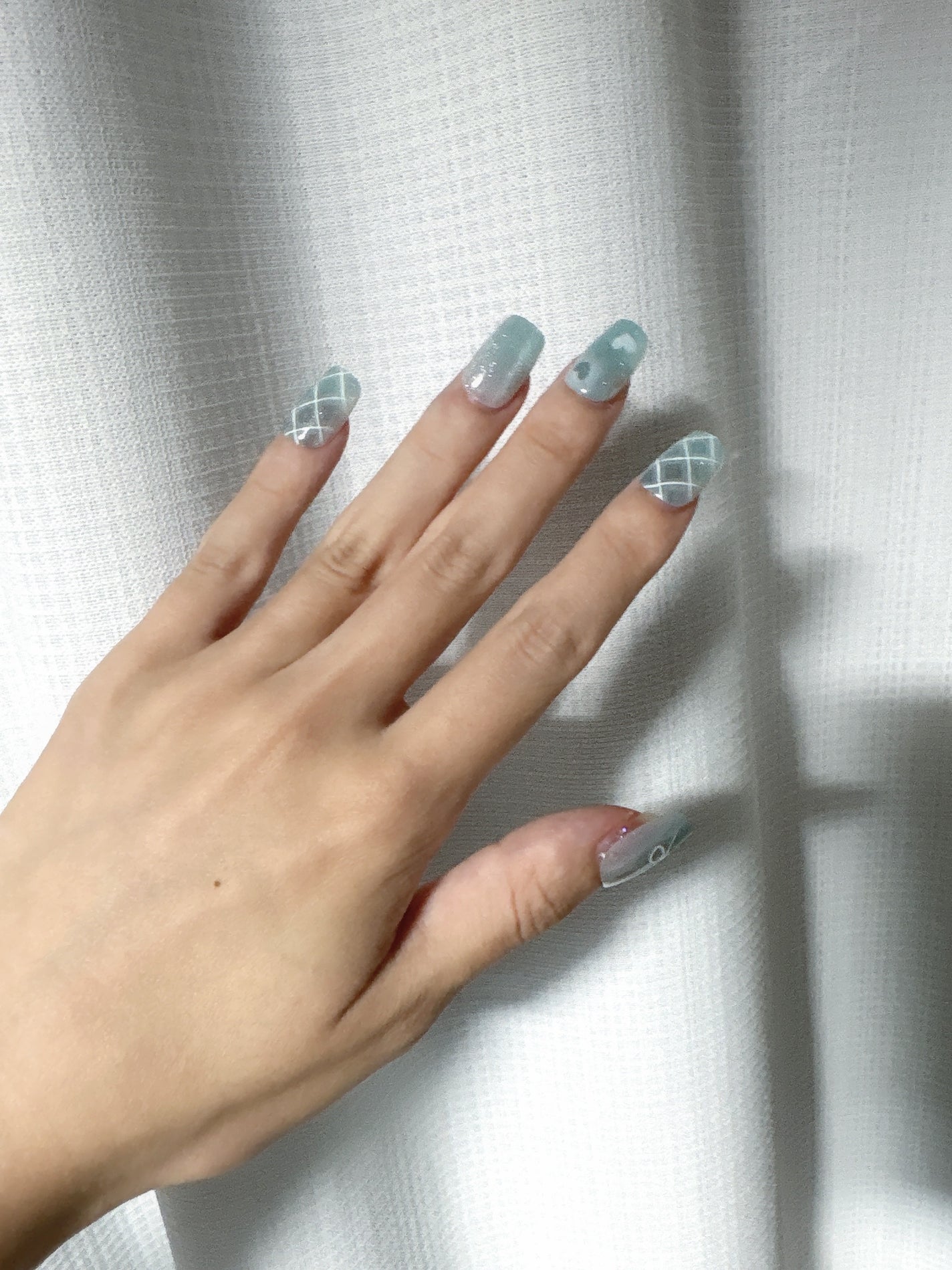 デザインショートネイルチップ/WEGO/ネイルチップ・パーツを使ったクチコミ(3枚目)