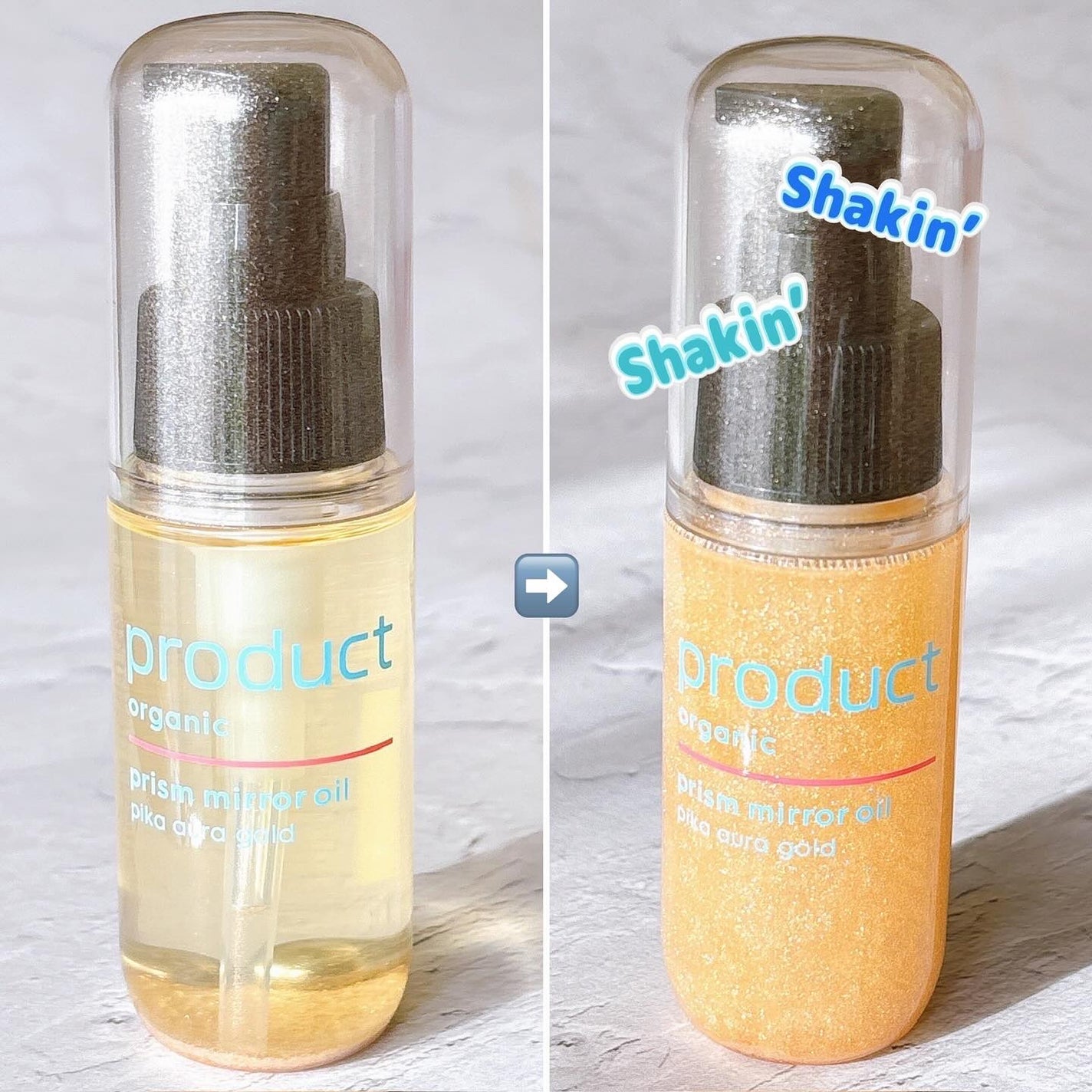 ザ・プロダクト プリズムミラーオイル <ヘアオイル・スキンオイル>/ザ・プロダクト/ヘアオイルを使ったクチコミ(4枚目)