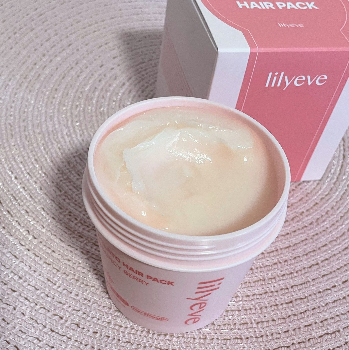 リペアターンジェラートヘアパック バウンシーベリー/リリーイブ/洗い流すヘアトリートメントを使ったクチコミ(3枚目)