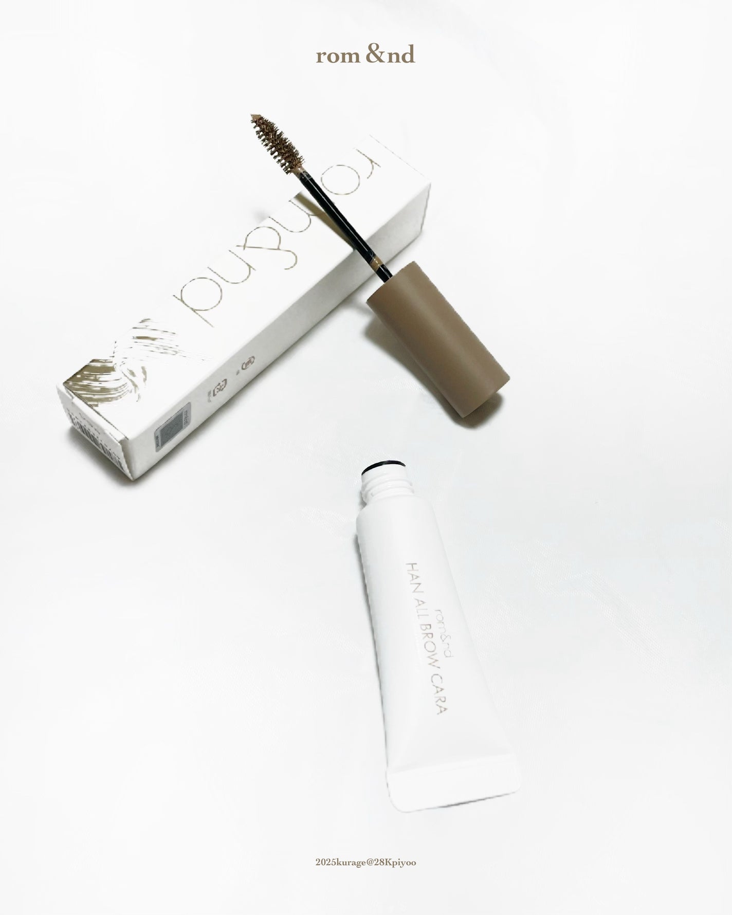 ハンオールブロウカラ/rom&nd/眉マスカラを使ったクチコミ(2枚目)