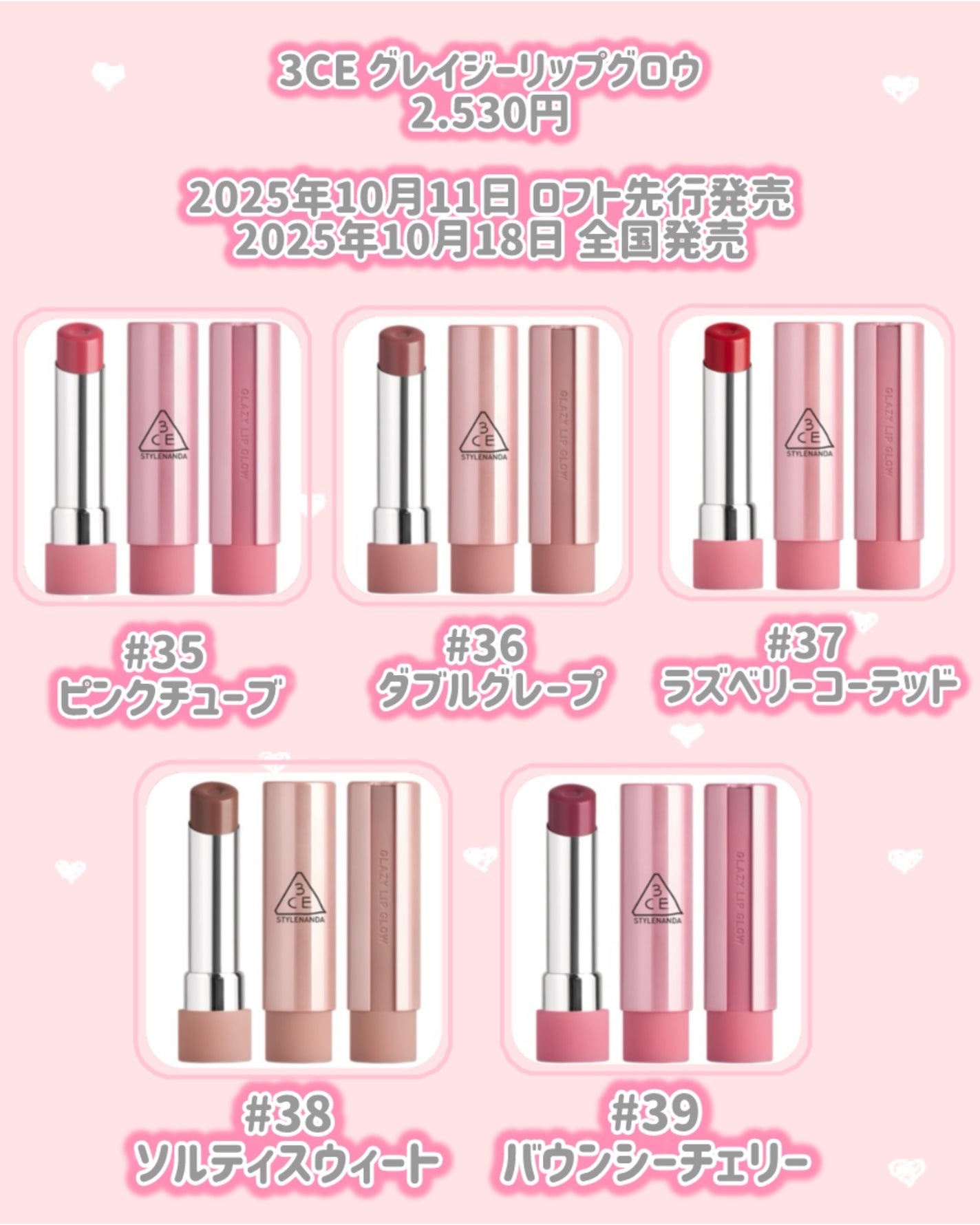 3CE グレイジーリップグロウ/3CE/リップグロスを使ったクチコミ(3枚目)